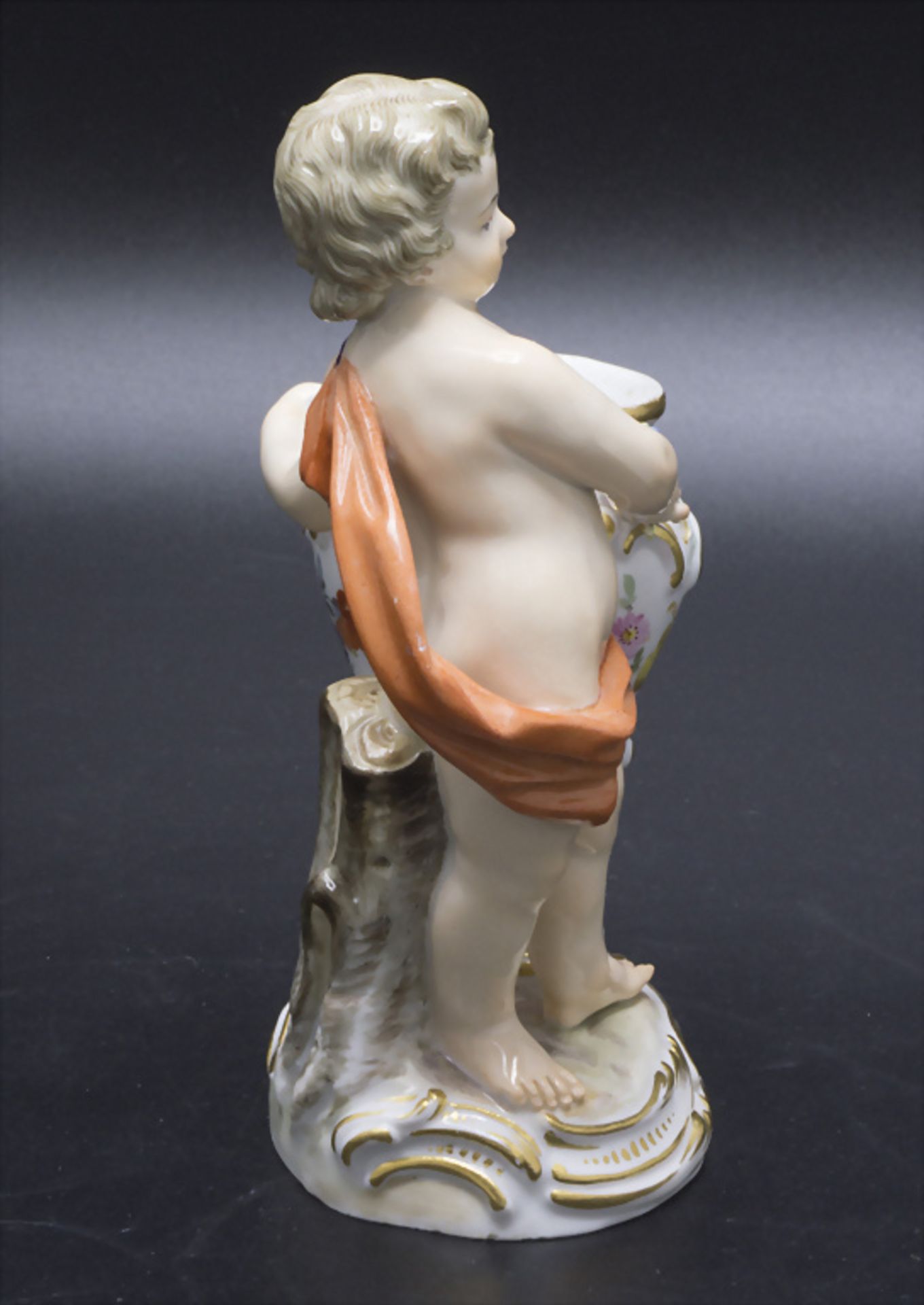 Putto mit Vase / A cherub with vase, Meissen, um 1860 - Bild 2 aus 5