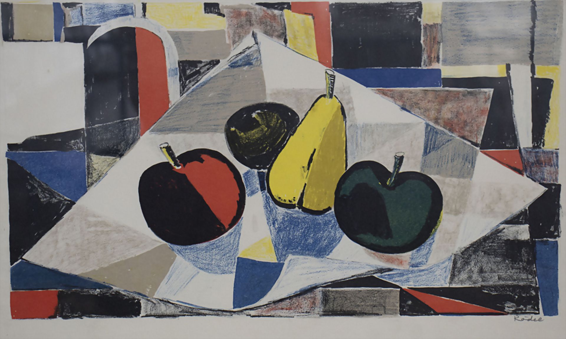 Karl RÖDEL (1907-1982), 'Stillleben mit Früchten' / 'Still life with fruits', um 1955 - Bild 2 aus 5