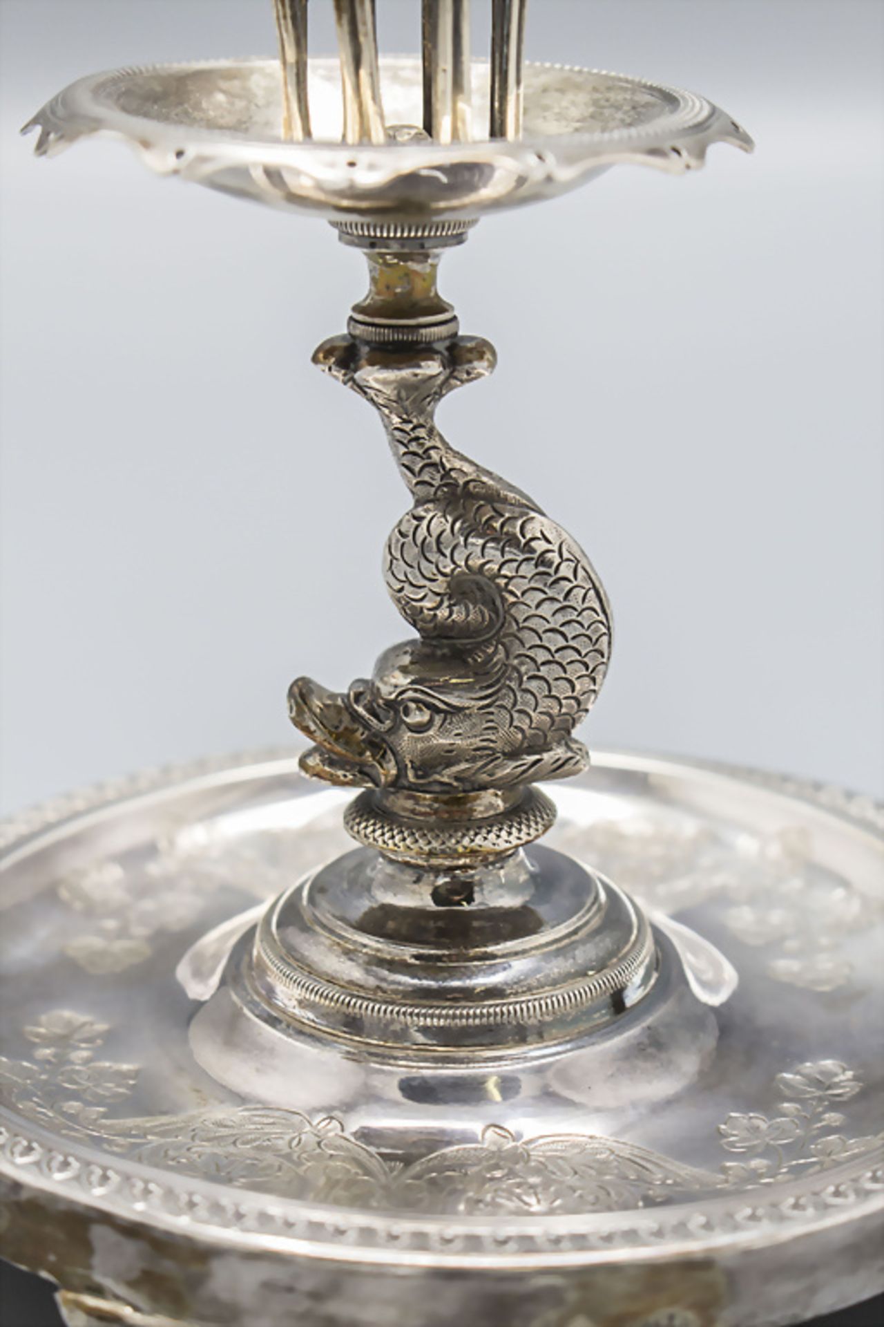 Empire Handleuchter / A portable silver candlestick, Carreras, Barcelona, um 1800 - Bild 6 aus 7