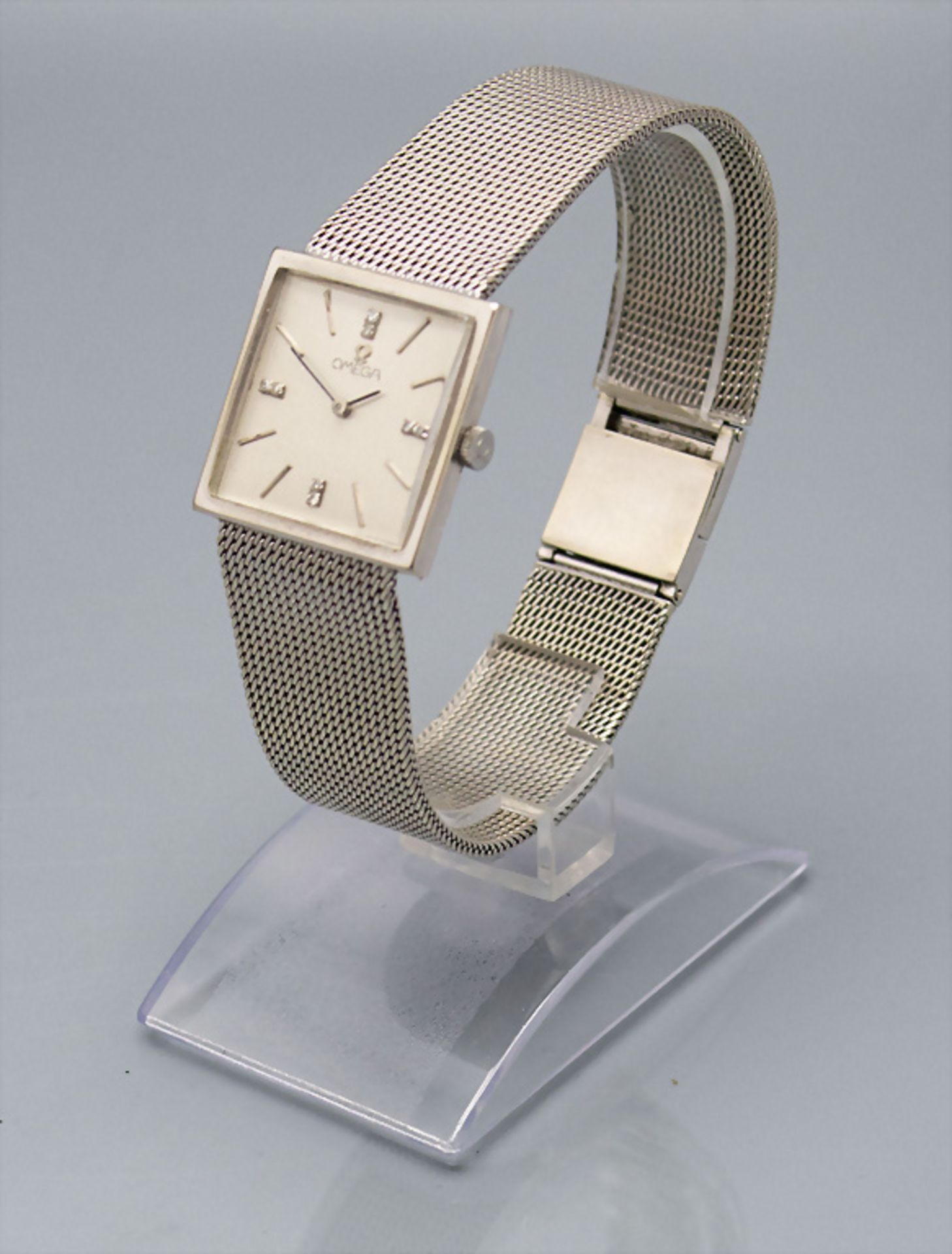 Herrenarmbanduhr / A men's 18 ct gold wristwatch, Omega, Swiss / Schweiz, um 1960 - Bild 2 aus 11