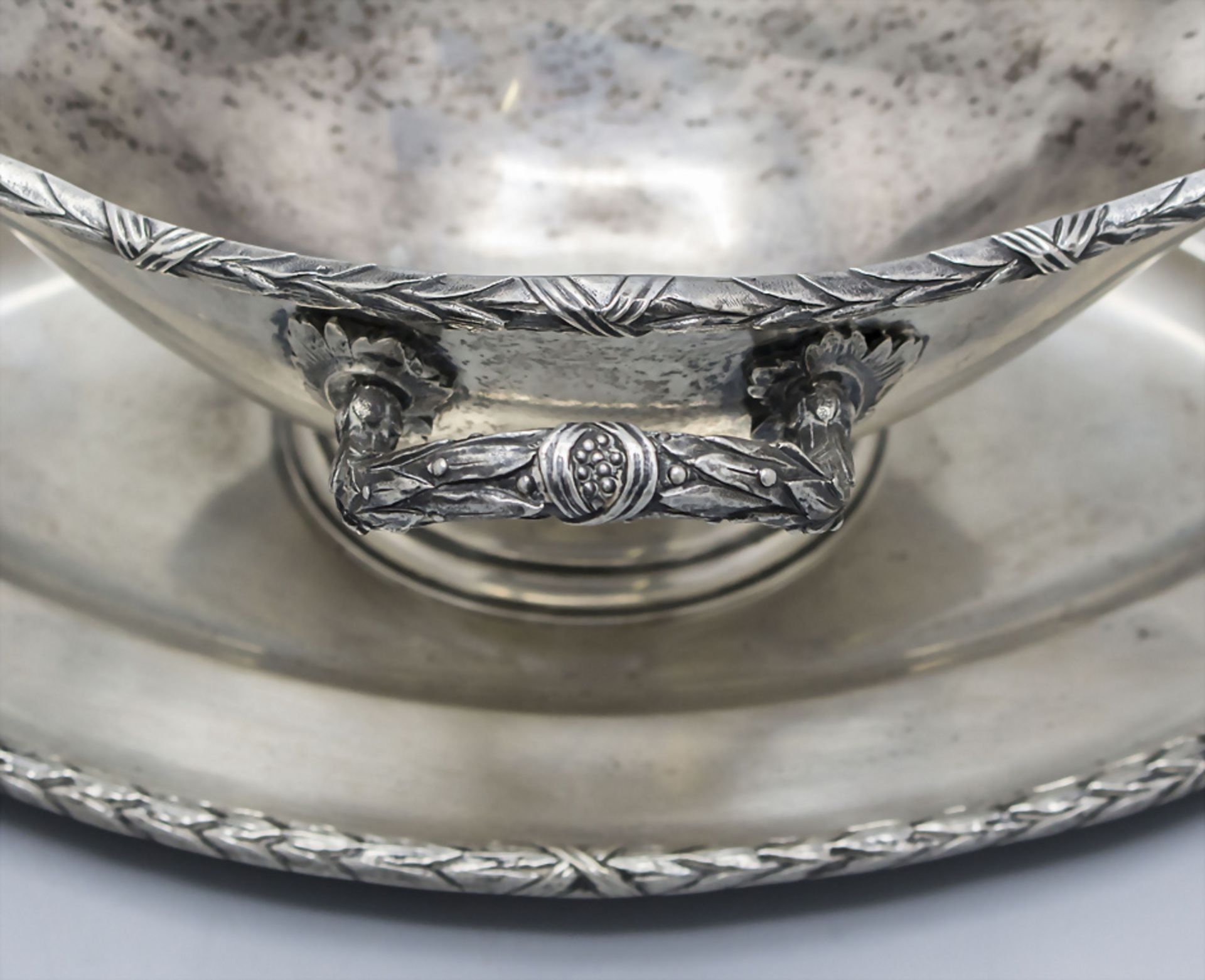 Sauciere / A silver gavy boat, Julius Herz, Wiesbaden, um 1890 - Image 3 of 6