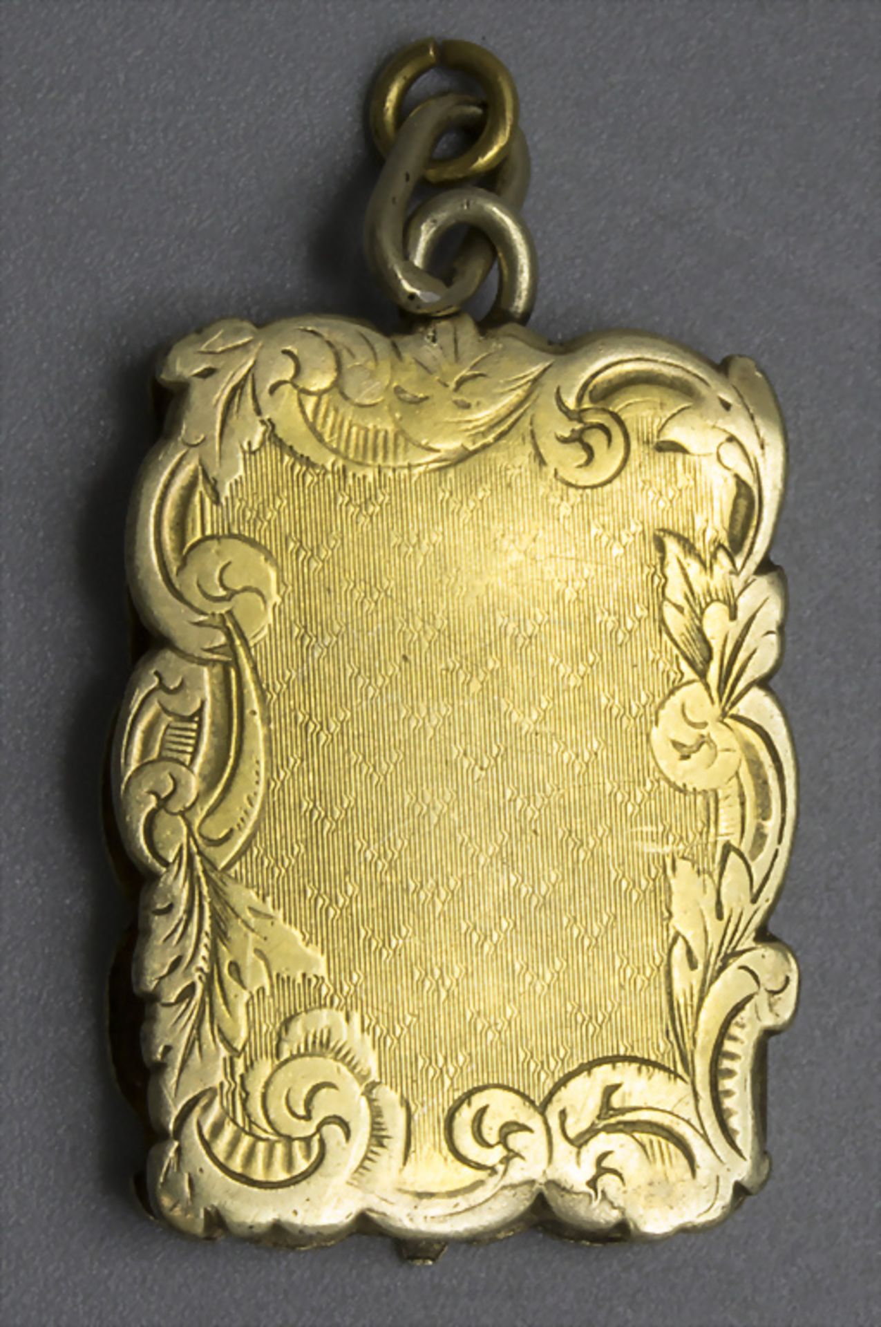 Riechsalzdose als Anhänger / A silver vinaigrette pendant with a bird, Frankreich, 19. Jh. - Bild 2 aus 4