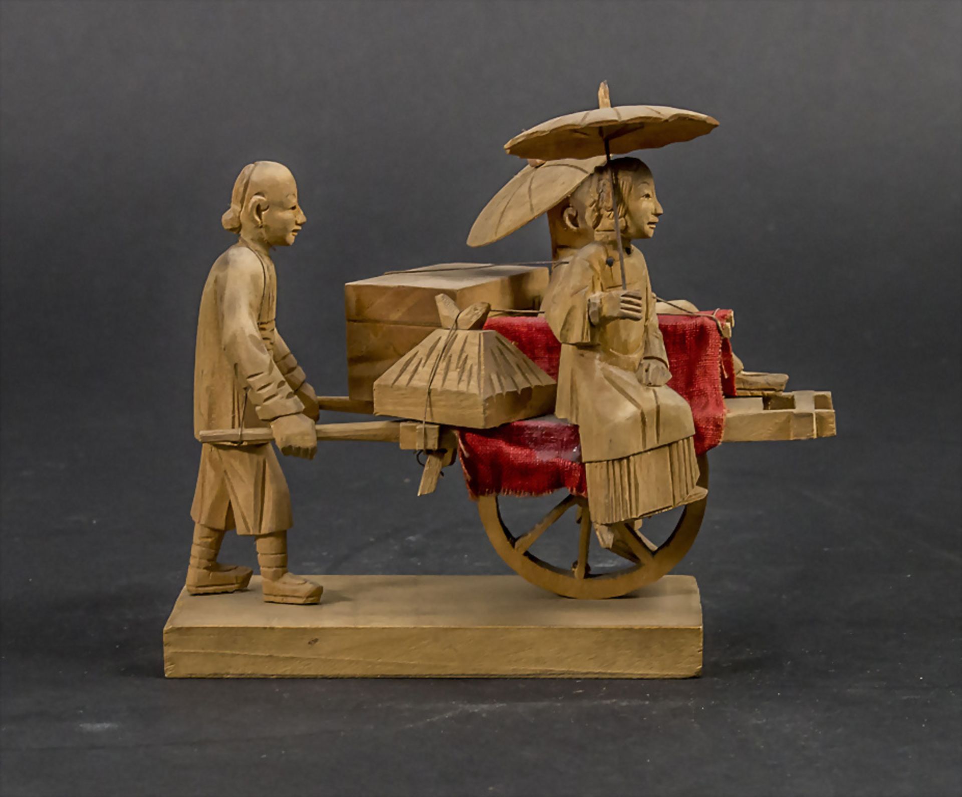 Konvolut Schnitzereien / A collection of wood carvings, China, 20. Jh. - Bild 19 aus 30