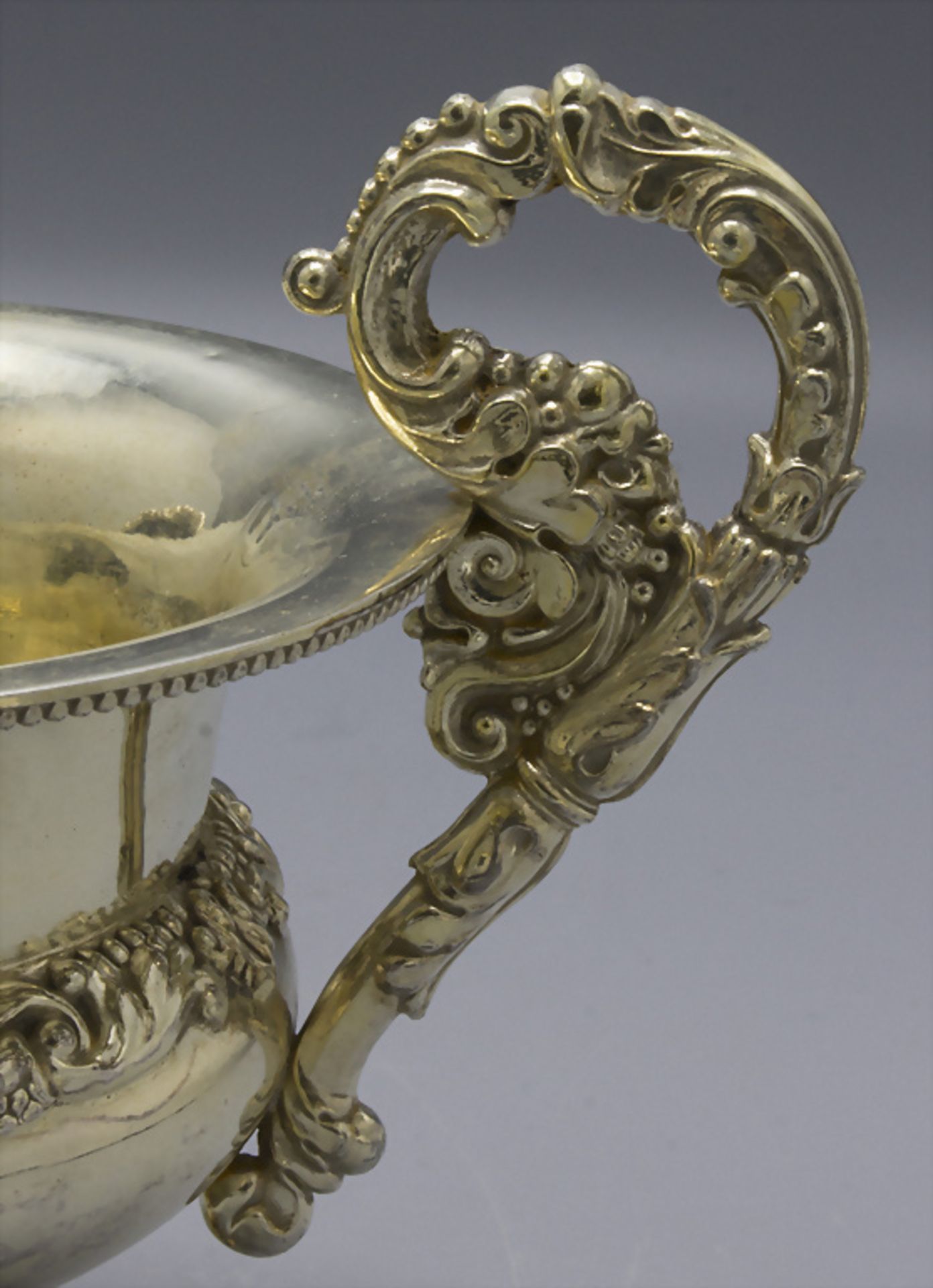 Louis-Philippe Tasse mit Untertasse / A silver cup and saucer, Jean Francois Veyrat, Paris, ... - Bild 5 aus 7