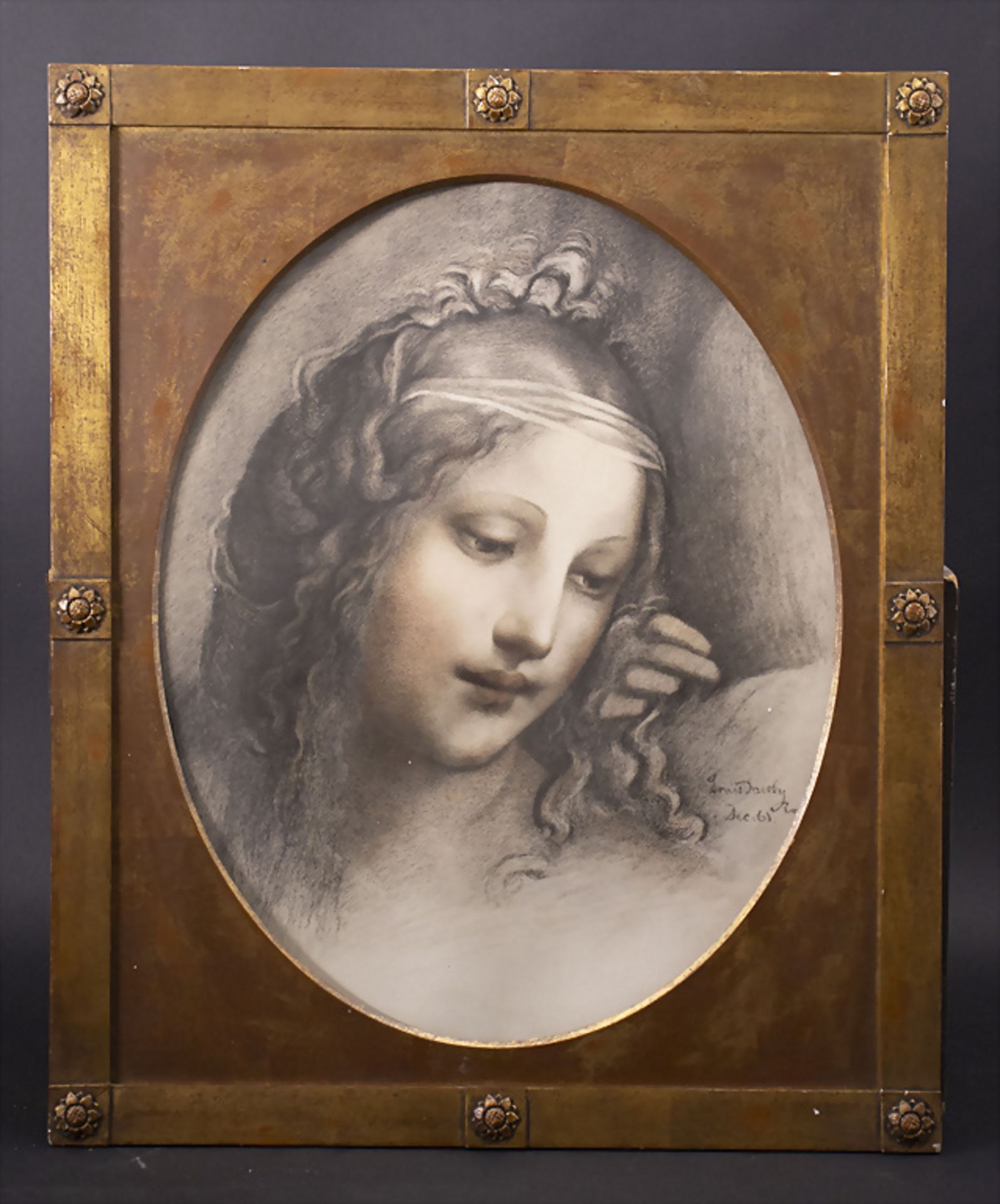 Künstler des 19. Jh., 'Damenportrait im Renaissance-Stil' / 'Ladies portrait in Renaissance style