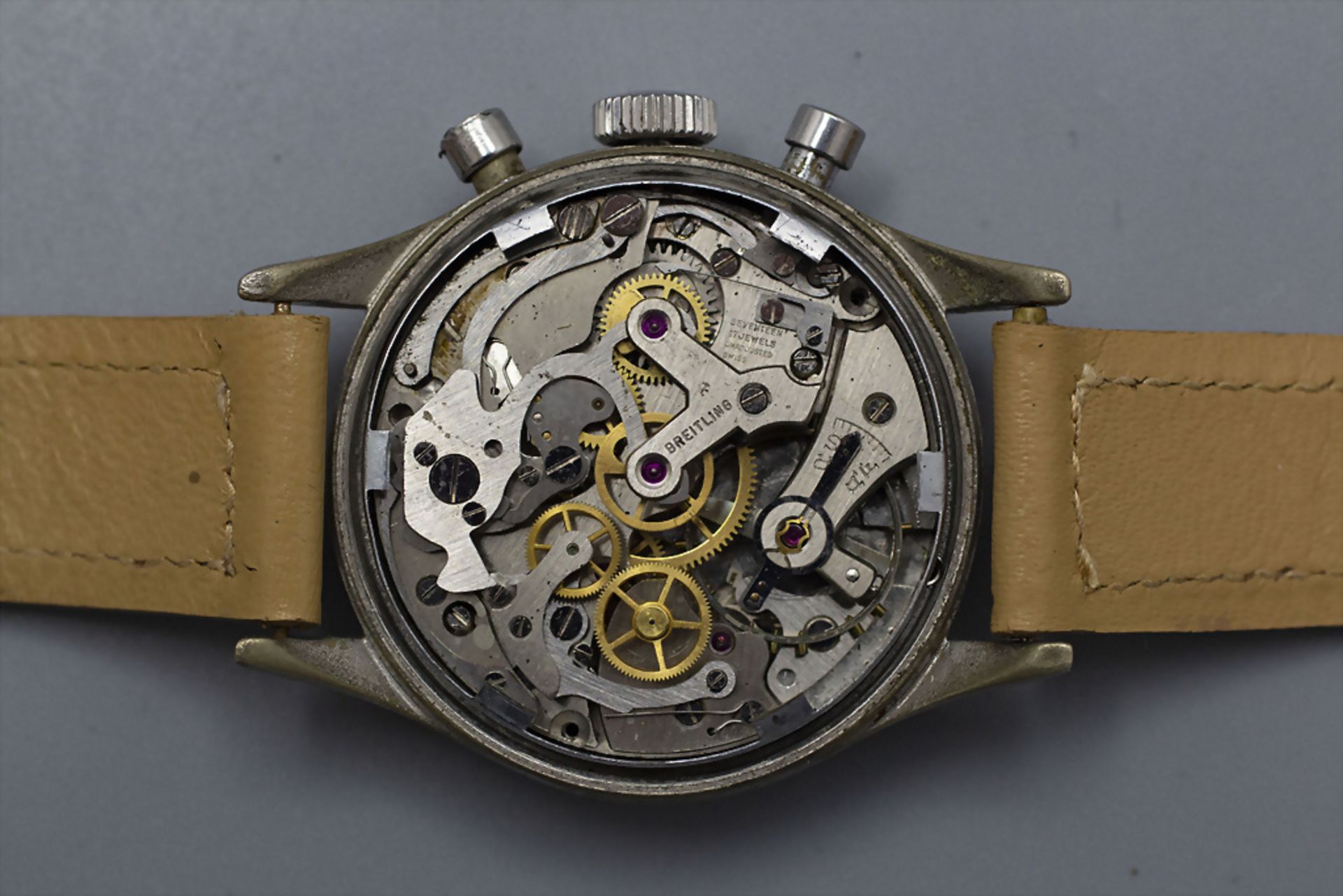 Chronograph, Breitling, Swiss / Schweiz, 1954 - Bild 6 aus 7