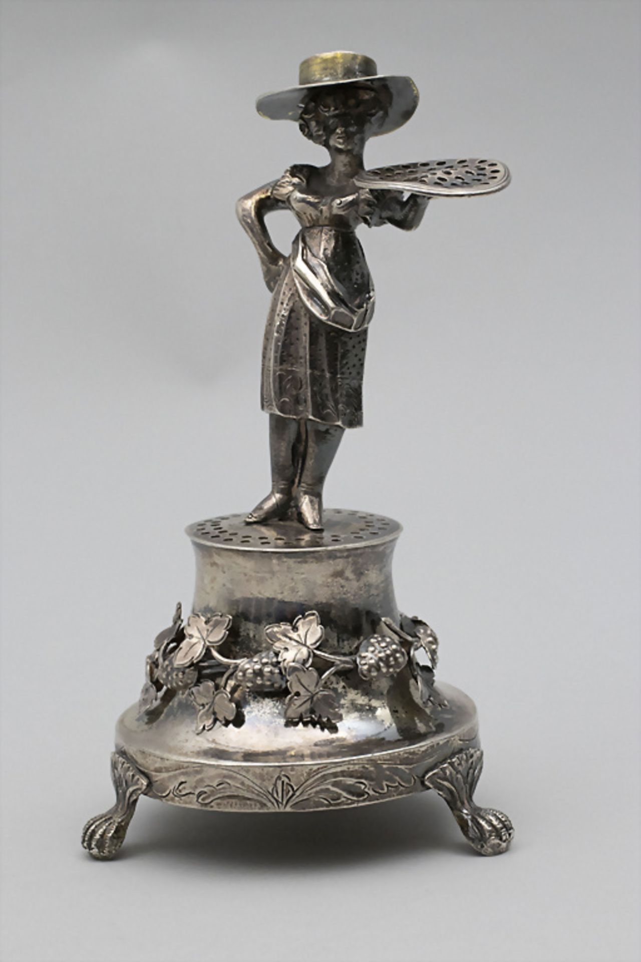 Zahnstocherhalter / A silver toothpick holder, Lissabon / Lisboa, 1815-1816