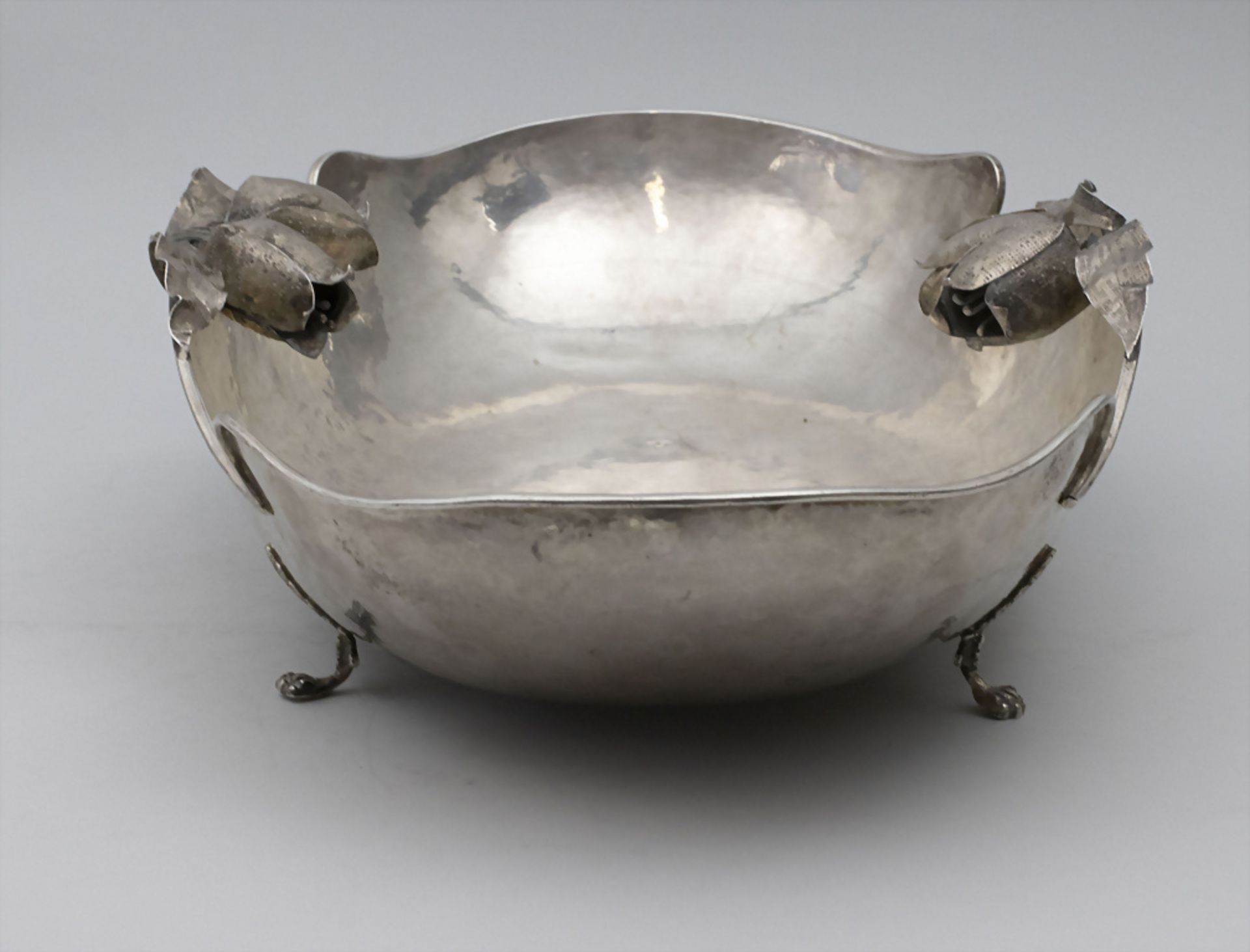 Große Art Déco Obstschale / A large Art Déco Sterling silver fruit bowl, USA, um 1920 - Image 3 of 5