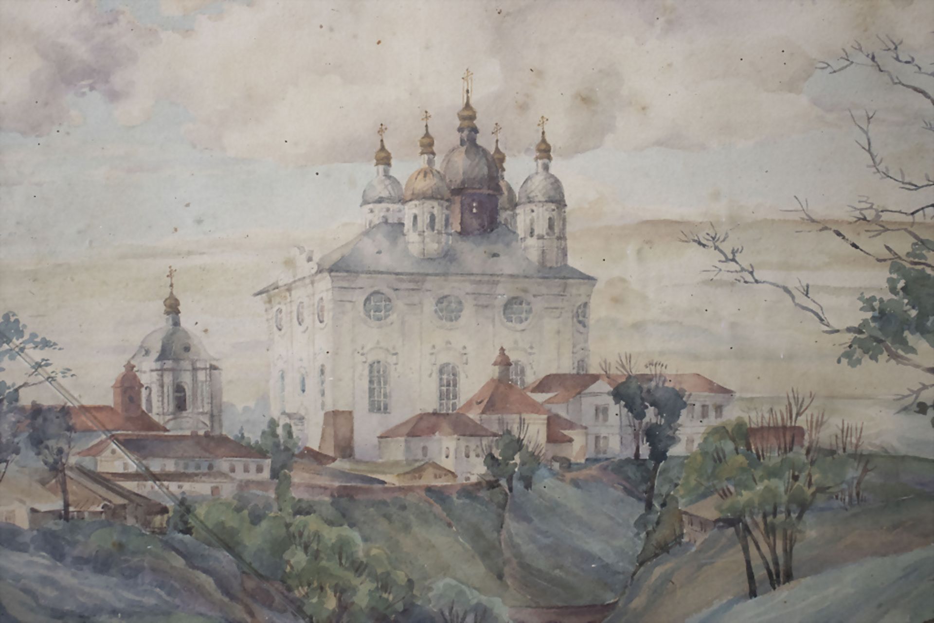 Franz NIESSEN (1904-1987), 'Blick auf die Mariä Himmelfahrt Kathedrale' / 'View of the ... - Image 3 of 5