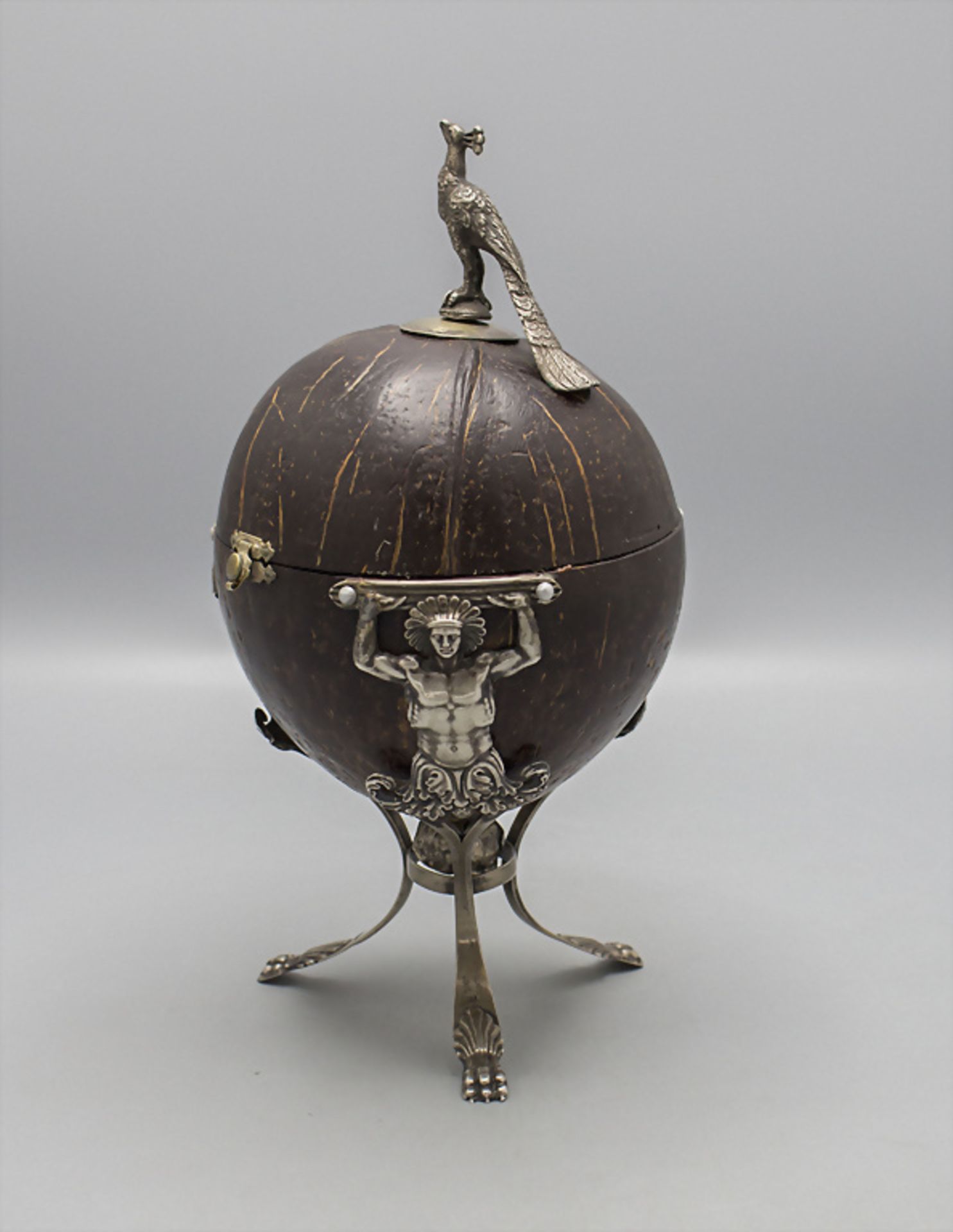 Kokosnuss-Pokal / A coconut cup, Friedrich Proll, Kassel, um 1830 - Image 2 of 15