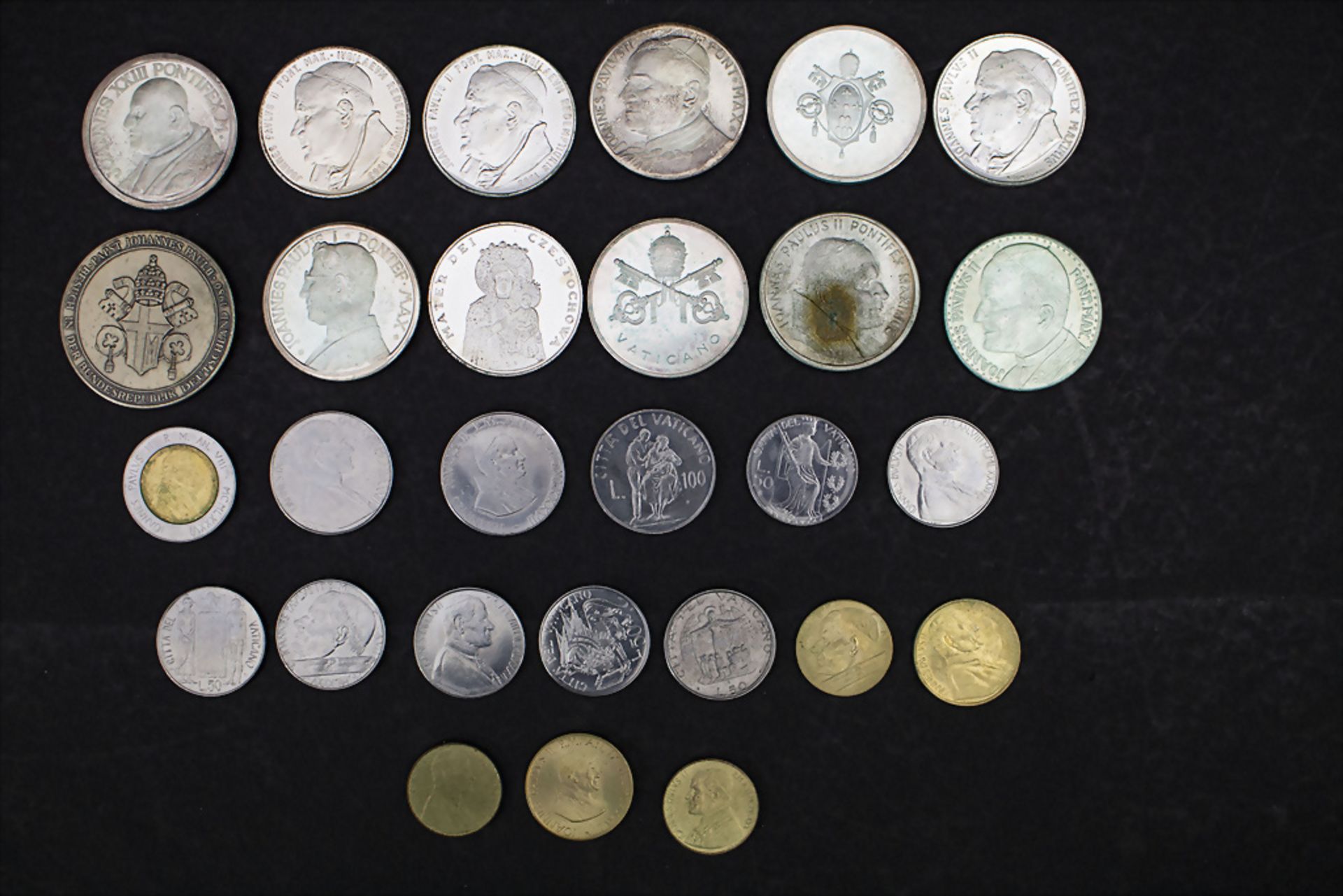 Sammlung Münzen und Medaillen des Vatikan / A collection of Vatican coins and medals - Image 6 of 10
