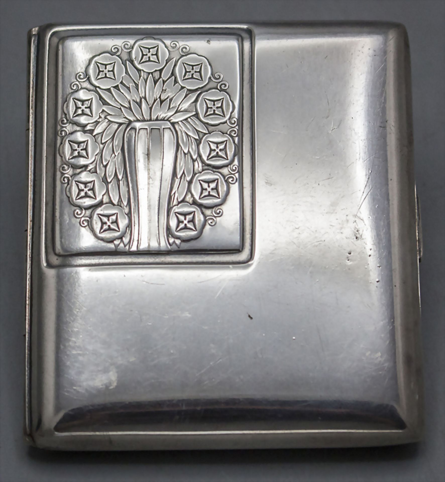 Jugendstil Zigarettenetui / An Art Nouveau cigarette box, WMF, Geislingen, um 1900