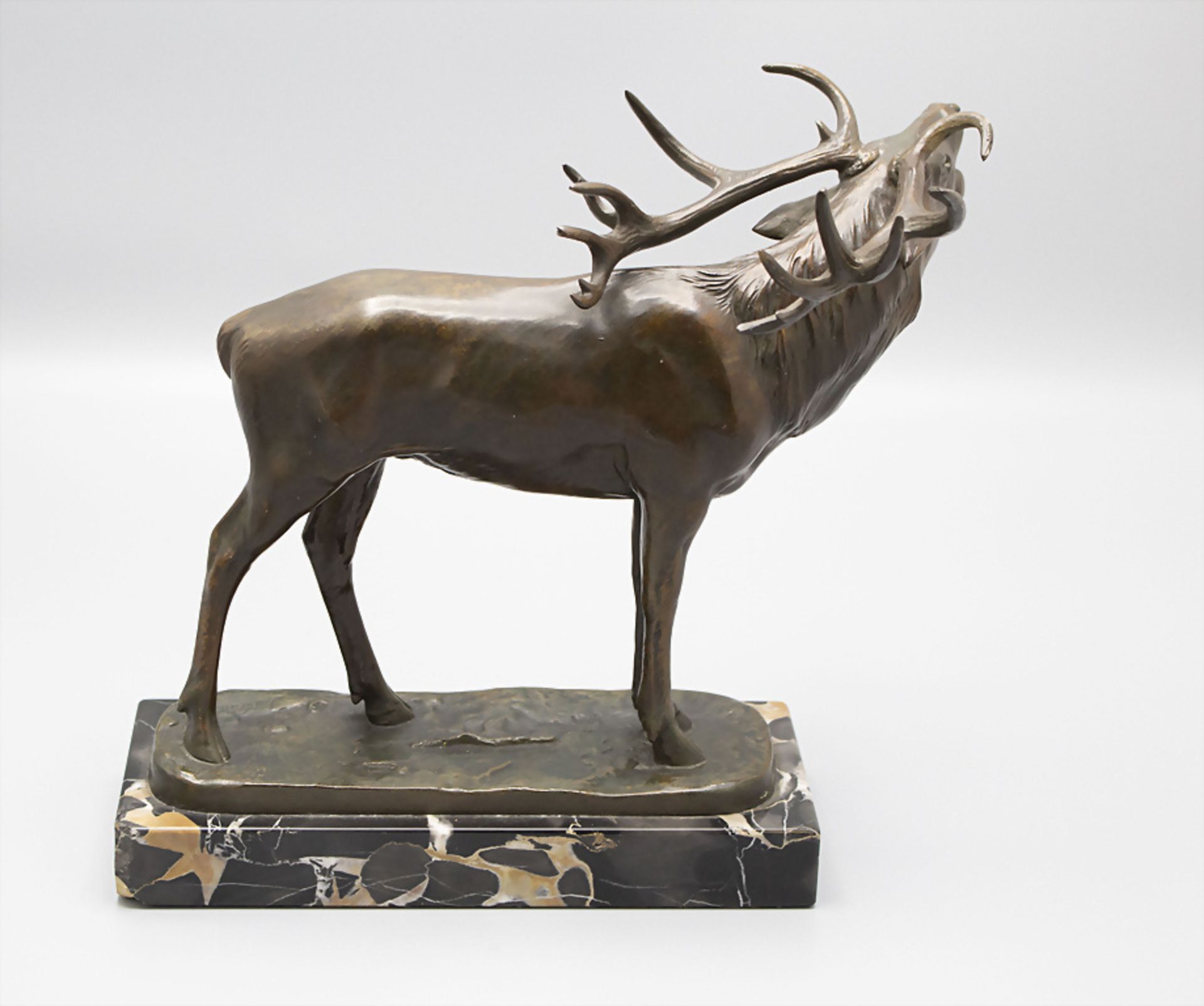 Josef Pallenberg (1882 Köln - 1946 Düsseldorf), Skulptur 'Hirsch'/ A sculpture of a deer, um 1910 - Bild 3 aus 6