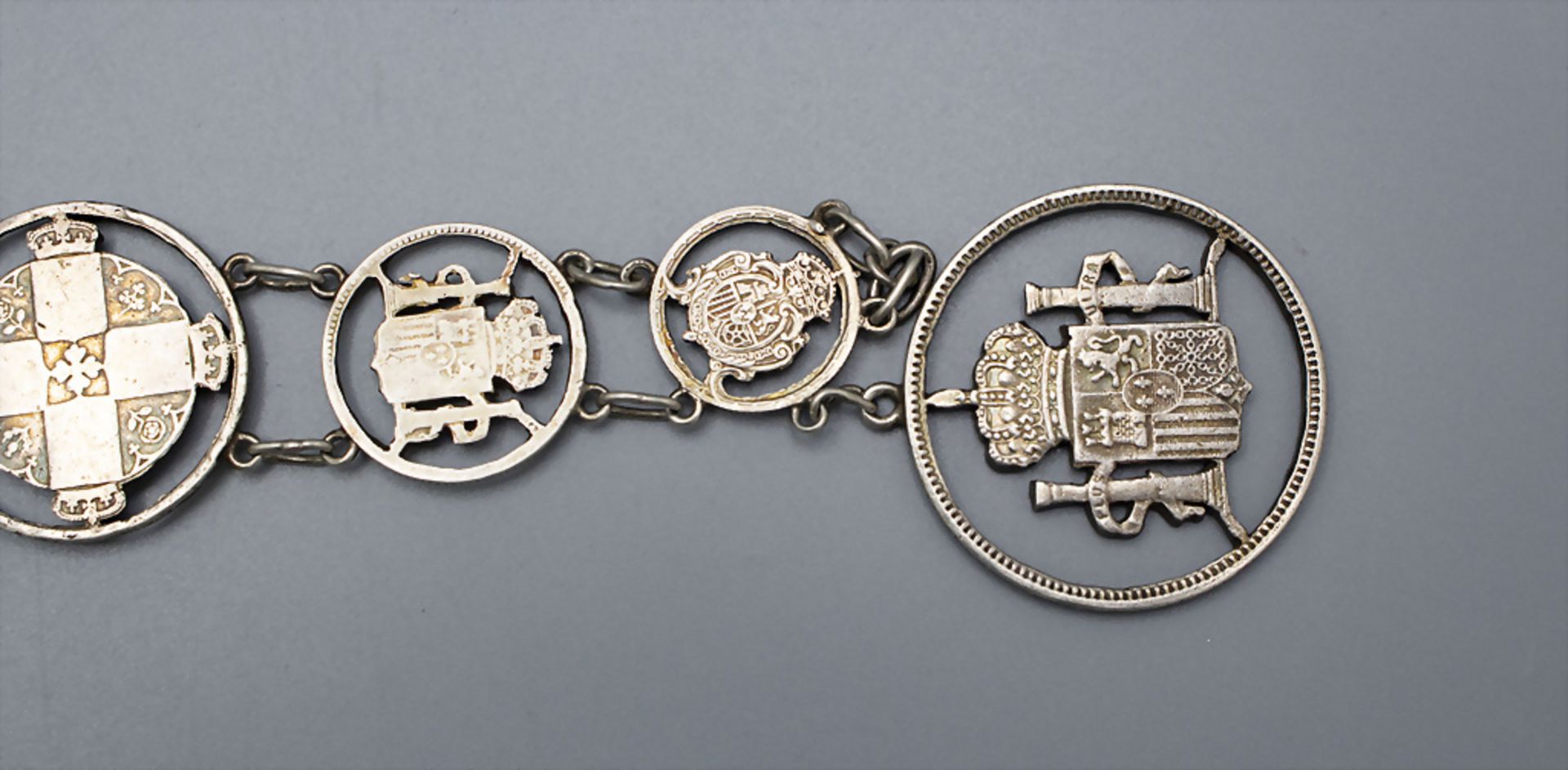 Silber Chatelaine / A silver chatelaine, Spanien, 19. Jh. - Image 3 of 5