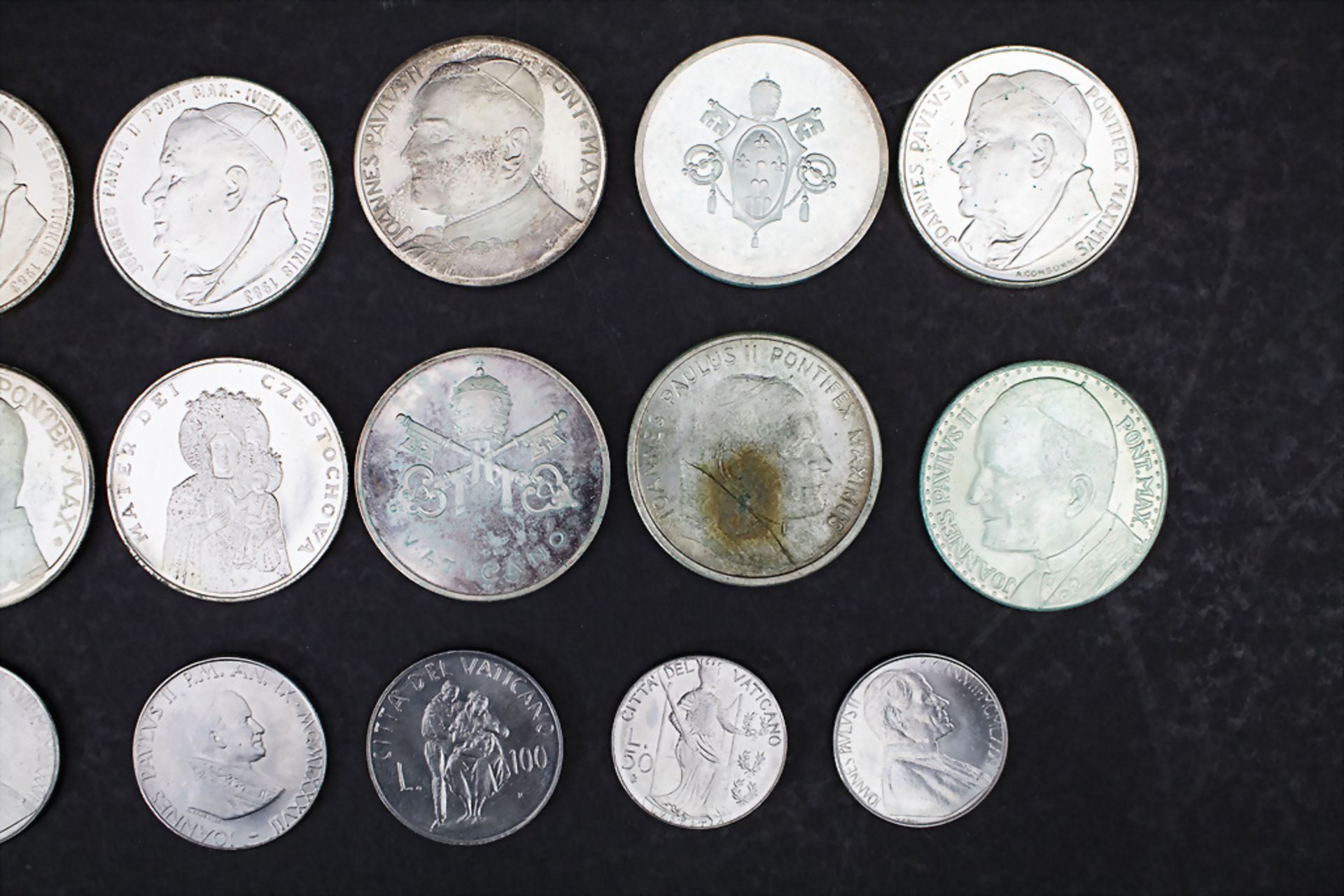 Sammlung Münzen und Medaillen des Vatikan / A collection of Vatican coins and medals - Image 8 of 10