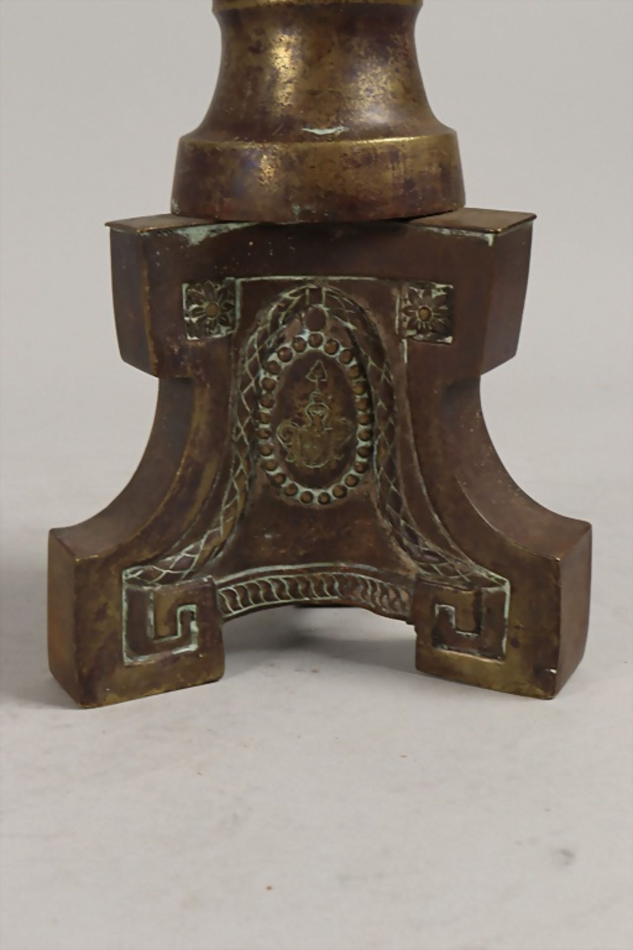 Louis Seize / Klassizismus Altarleuchter / An altar candle holder, deutsch, um 1780 - Bild 2 aus 6