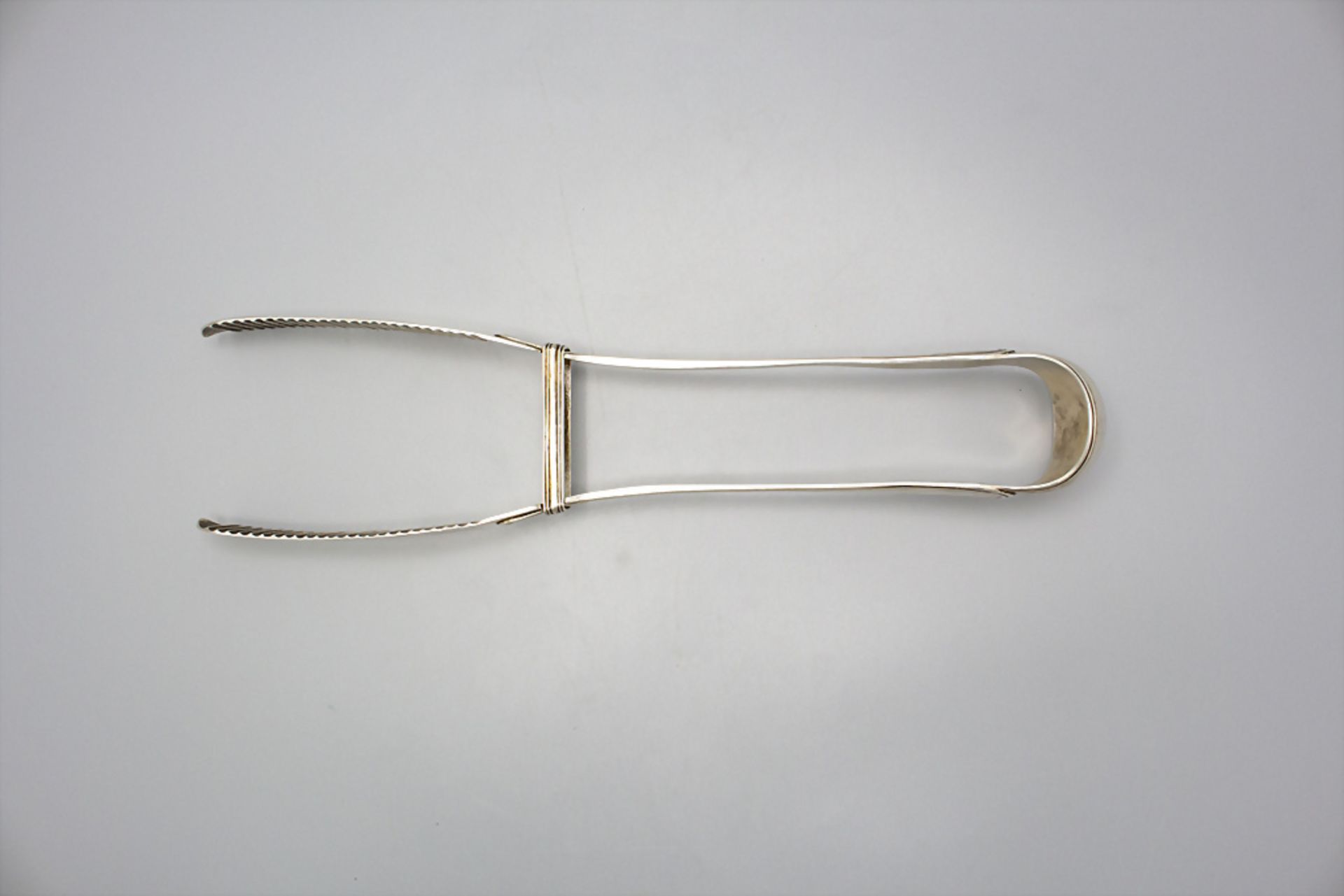 Braten-Servierzange / Silver meat serving tongs, Frankreich, Ende 19. Jh. - Image 2 of 7