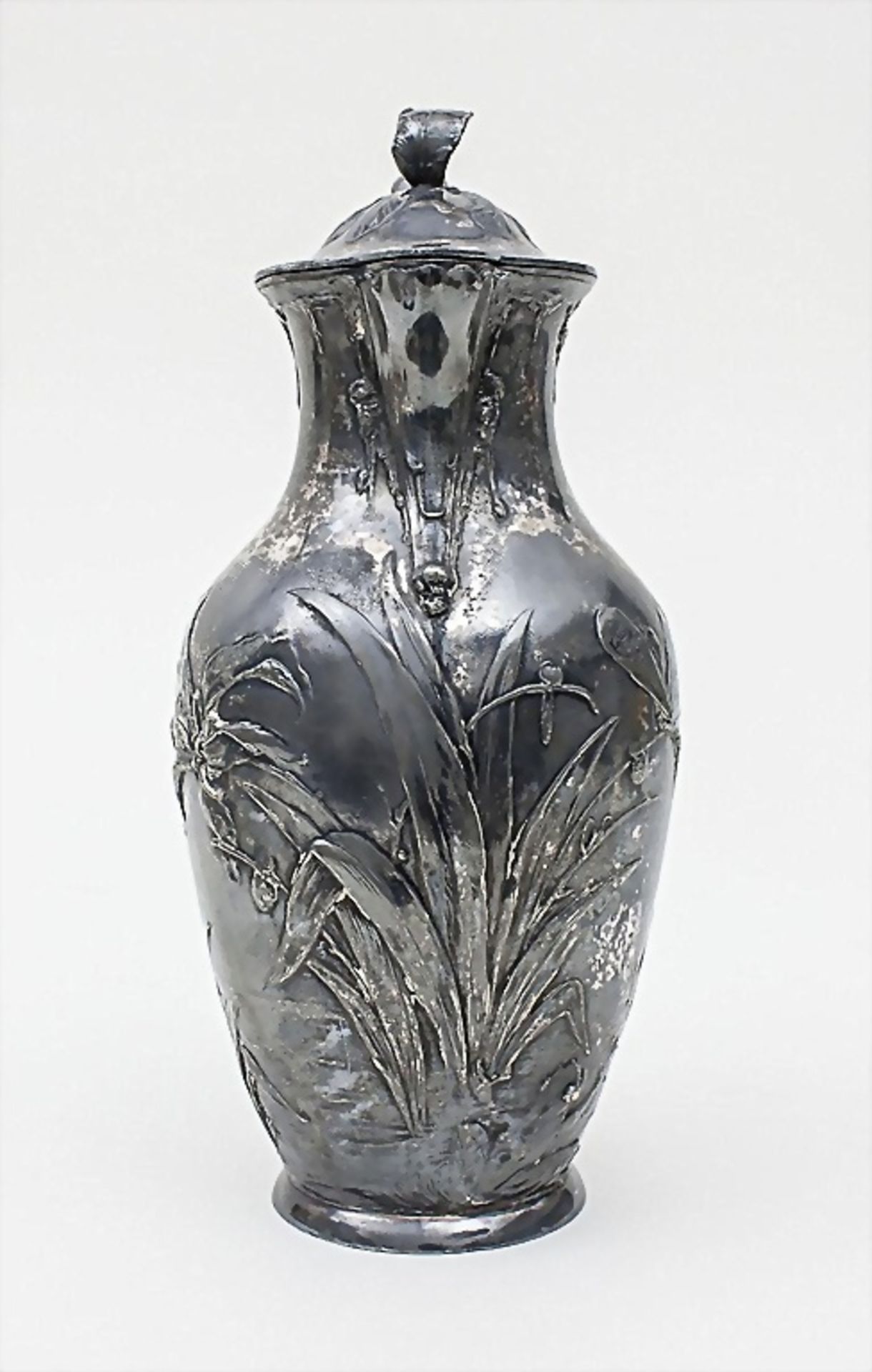 Jugendstil Schenkkanne / An Art Nouveau jug, WMF, Geislingen, um 1900 - Bild 2 aus 2