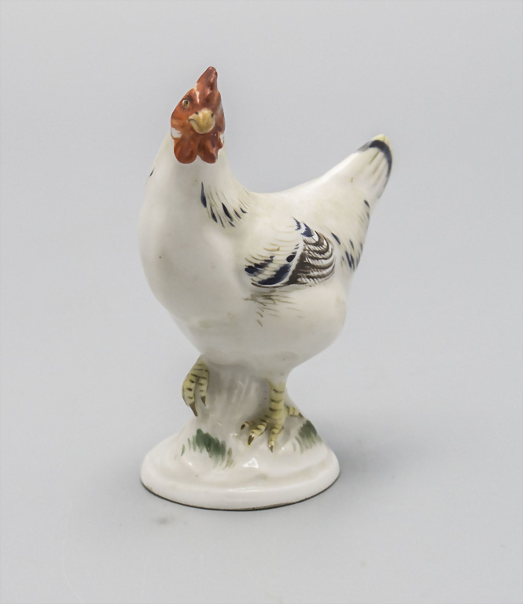 Ein Huhn / A hen, Meissen, 20. Jh. - Bild 2 aus 6