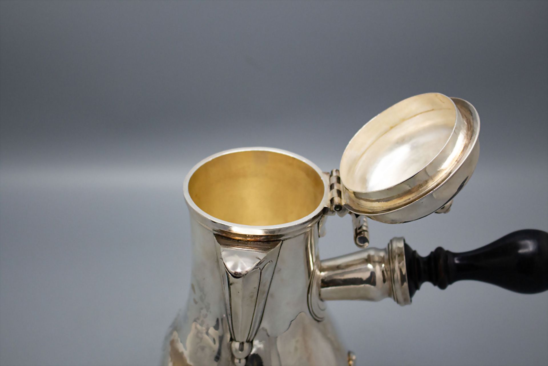 Silber Kanne / A silver pot, Pau, 1798-1809 - Bild 5 aus 9