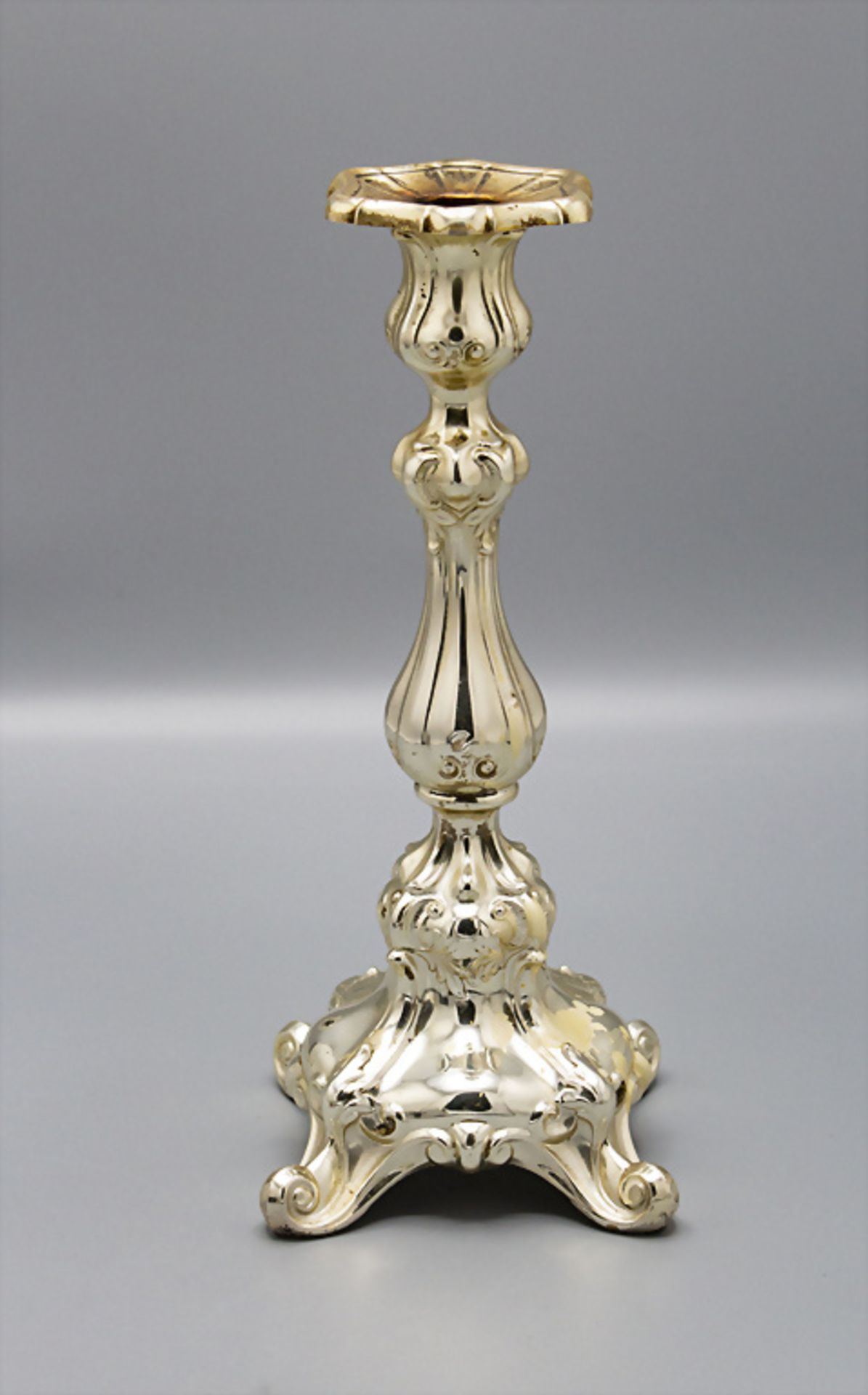 Kerzenleuchter / A Sterling silver candlestick, Gebrüder Kühn, Schwäbisch Gmünd, um 1930