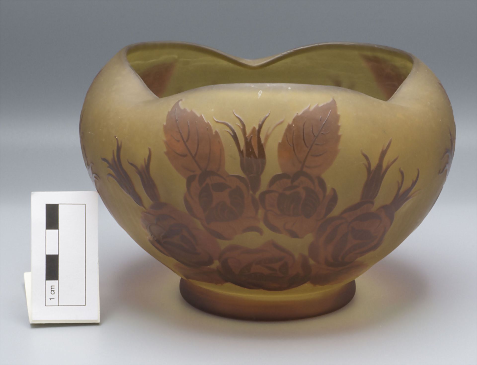 Jugendstil Vase mit Rosen / An Art Nouveau vase with roses, Paul Nicolas, D'Argental, École de ... - Image 3 of 7