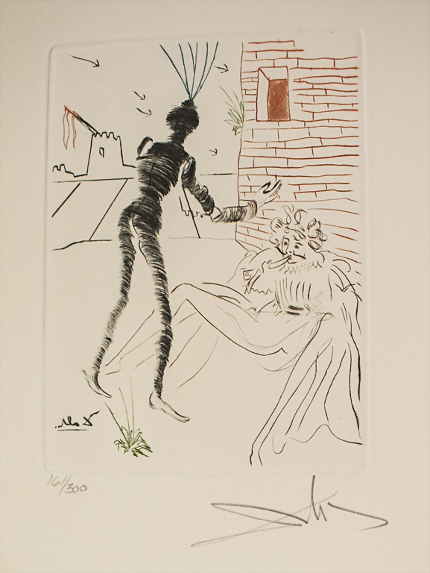 Salvador Dalí (1904-1989), 'L'apprivoisement de la vis' / Shakespeare's 'The taming of the ...