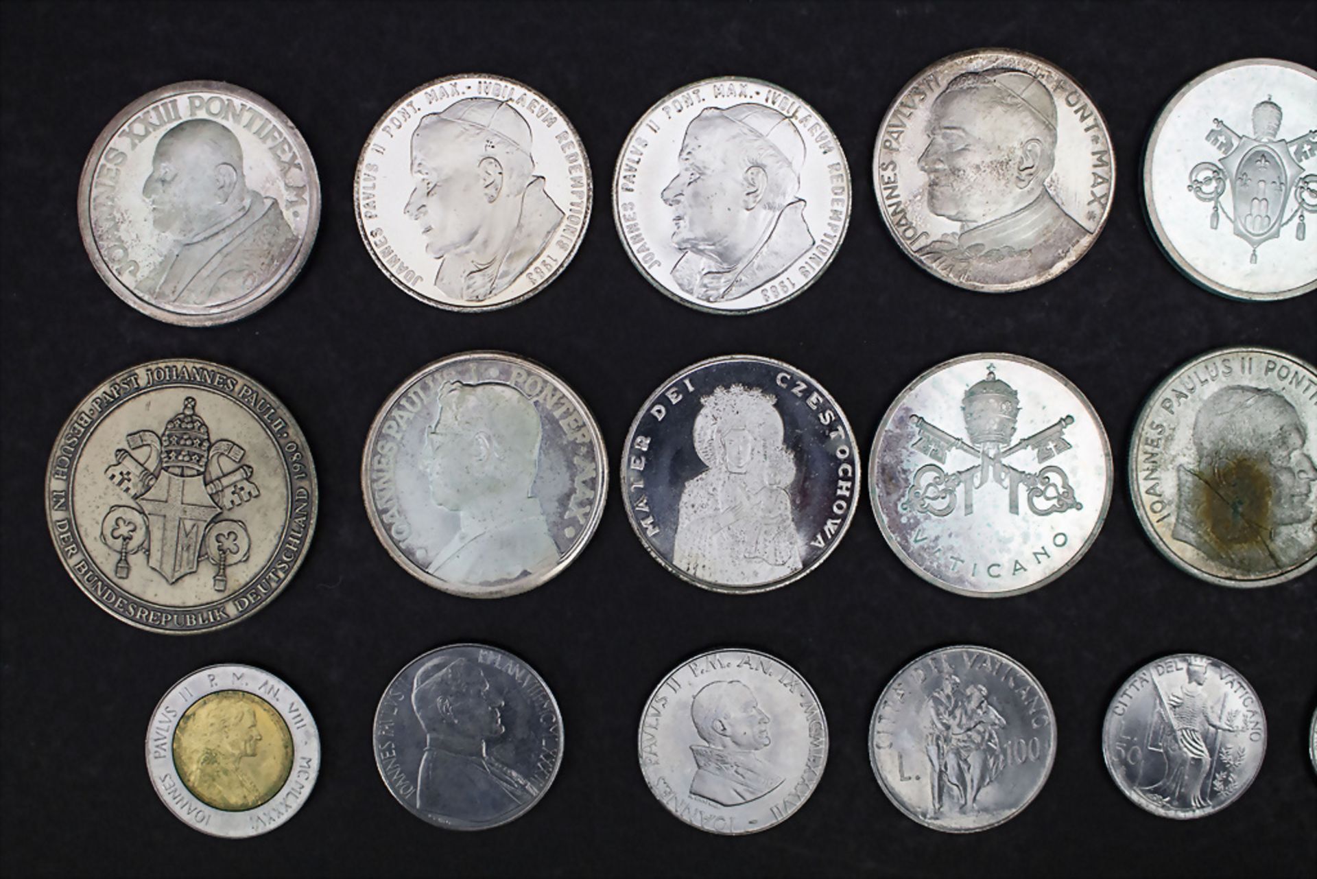 Sammlung Münzen und Medaillen des Vatikan / A collection of Vatican coins and medals - Image 7 of 10