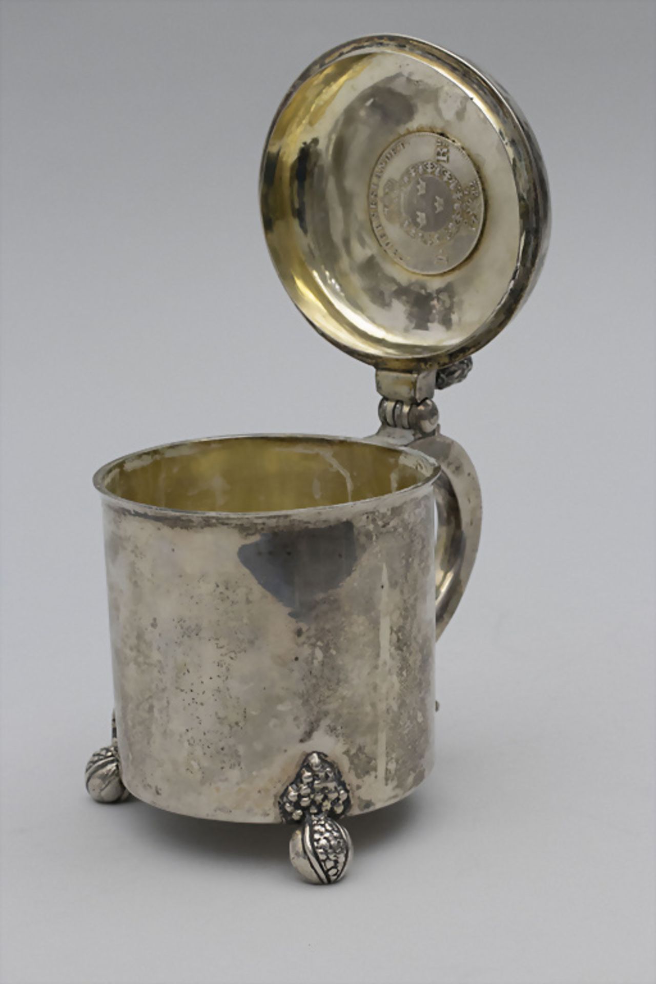 Barock Bierkrug / A silver jug, Schweden / Swede, nach 1782 - Image 2 of 8