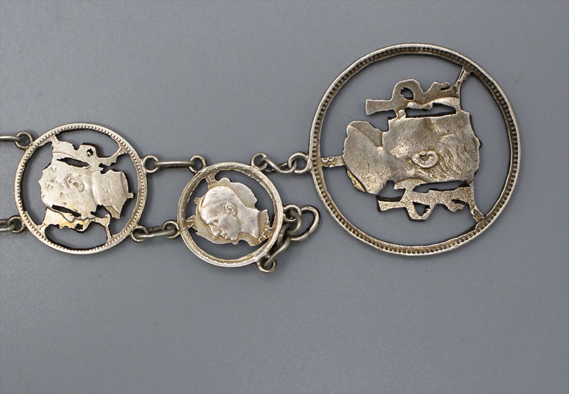 Silber Chatelaine / A silver chatelaine, Spanien, 19. Jh. - Image 4 of 5