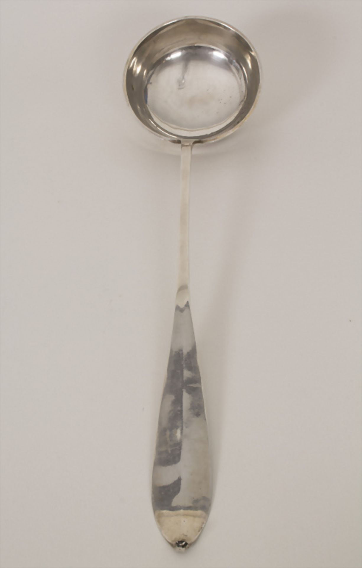Silberkelle / A silver ladle, Belgien, um 1810
