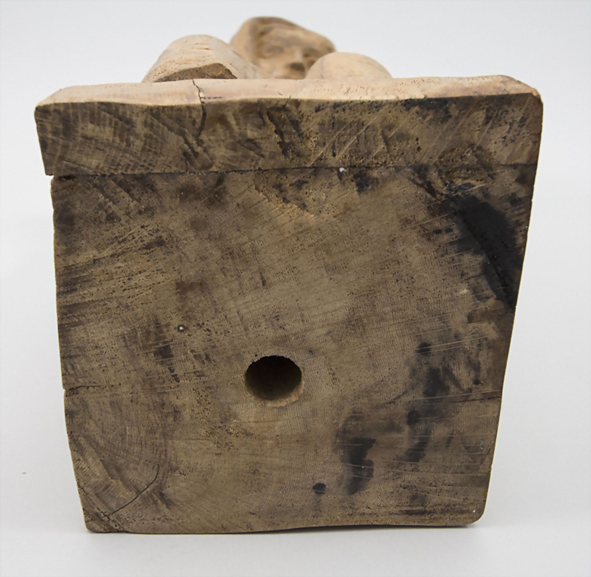 Monogrammist AK (19./20. Jh), Expressive Holzskulptur 'Mutter mit Kind' / Expressive wooden ... - Image 6 of 6