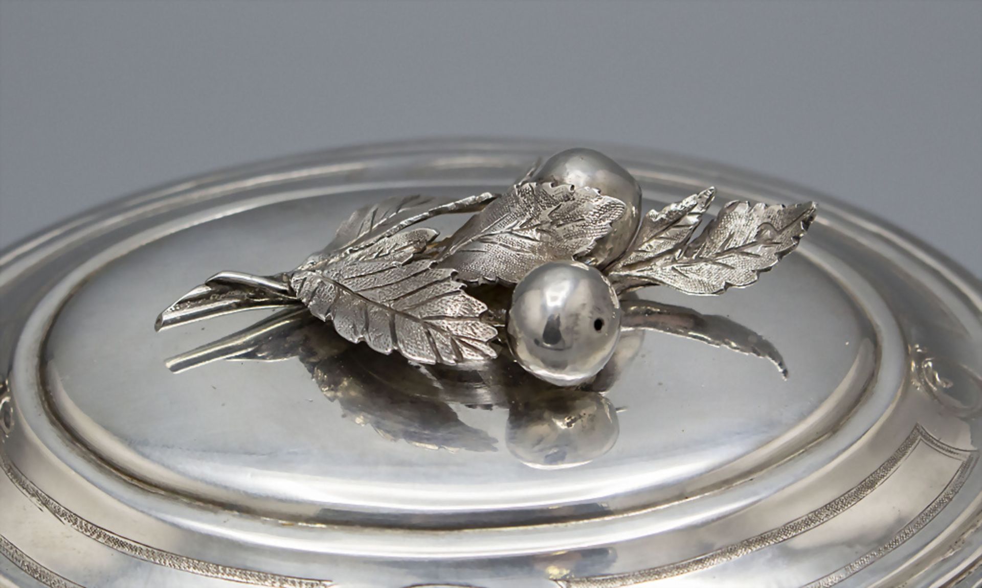 Louis-Seize Konfektdose / Bonbonnière / A silver Louis Seize candy dish, Ambroise-Nicolas ... - Image 5 of 7