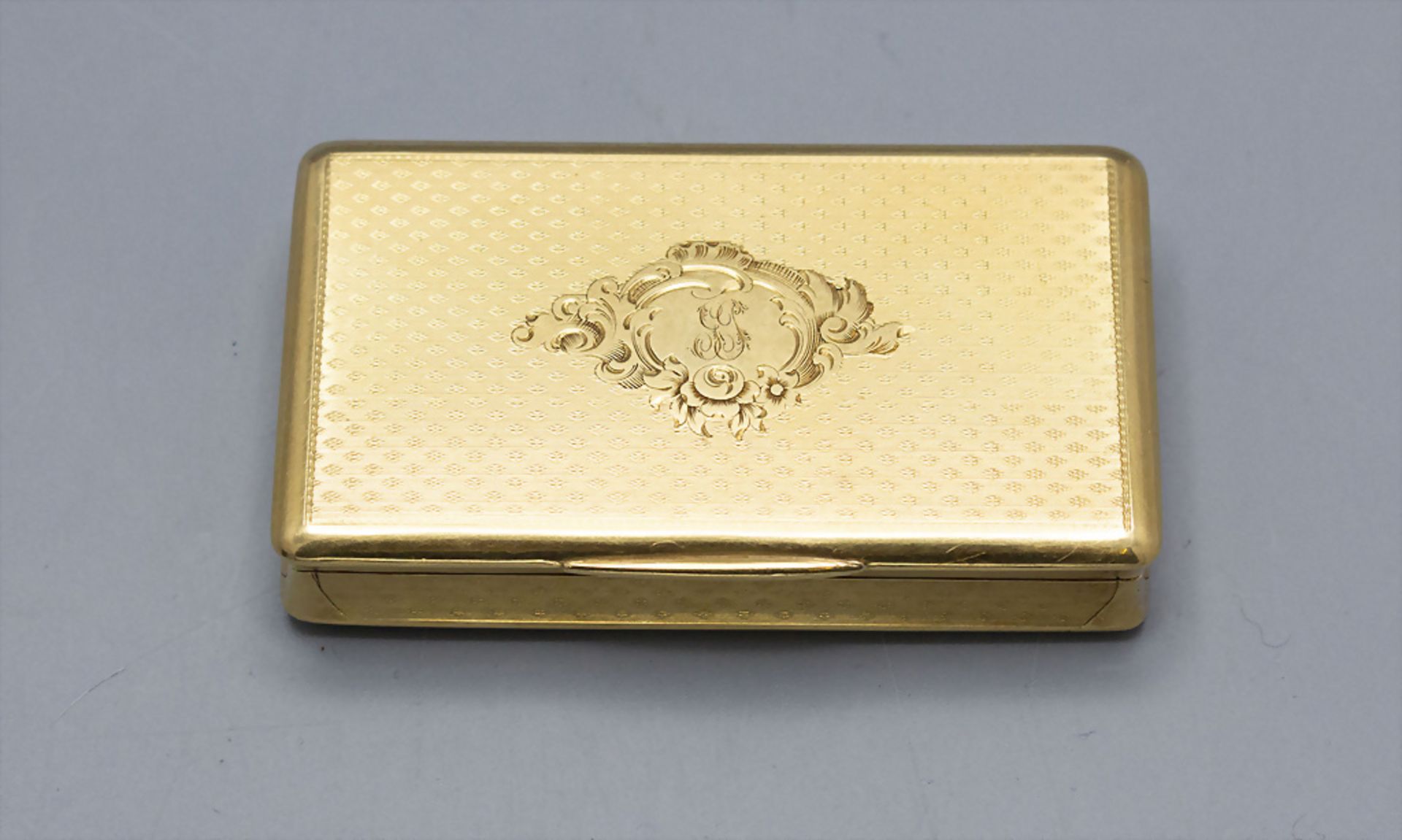 Tabatiere / Schnupftabakdose / A silver snuff box, Frankreich, 1819-34