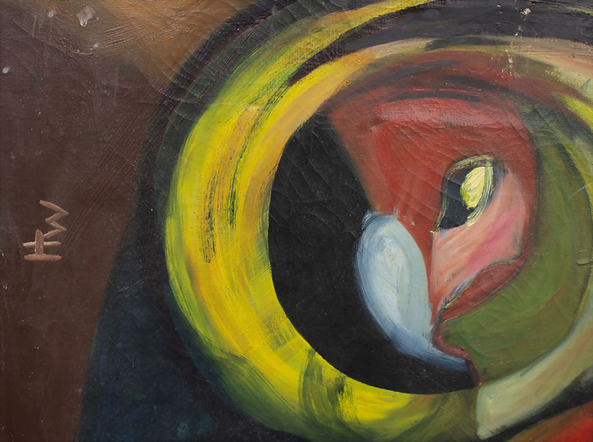 Hugo WEBER (1918-1971), zugeschrieben, 'Abstrakte Komposition' / attributed 'An abstrakt ... - Image 2 of 5