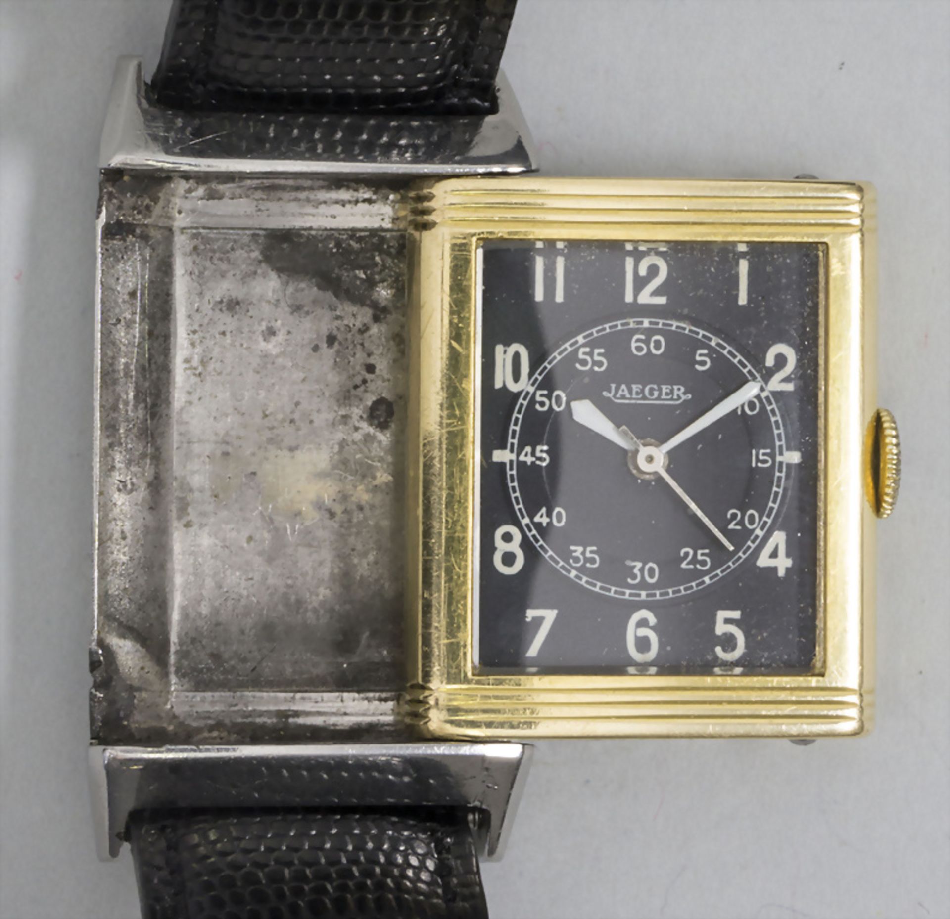 Herrenarmbanduhr Reverso / A men's wristwatch, Jaeger Le Coultre, Schweiz, um 1935 - Bild 2 aus 5