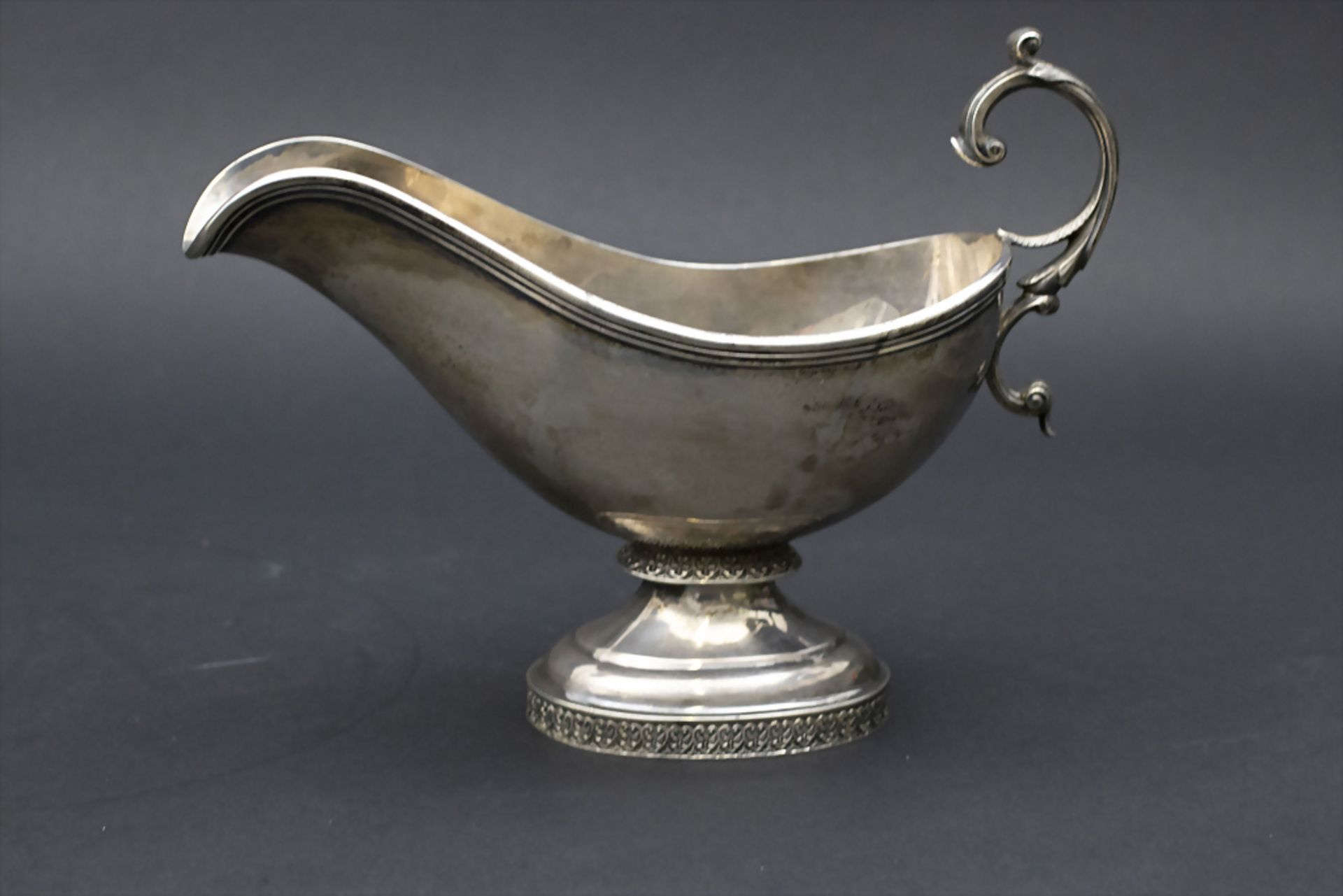 Sauciere / A silver gavy boat, Ball. Tompkins & Black, New York, 19. Jh.