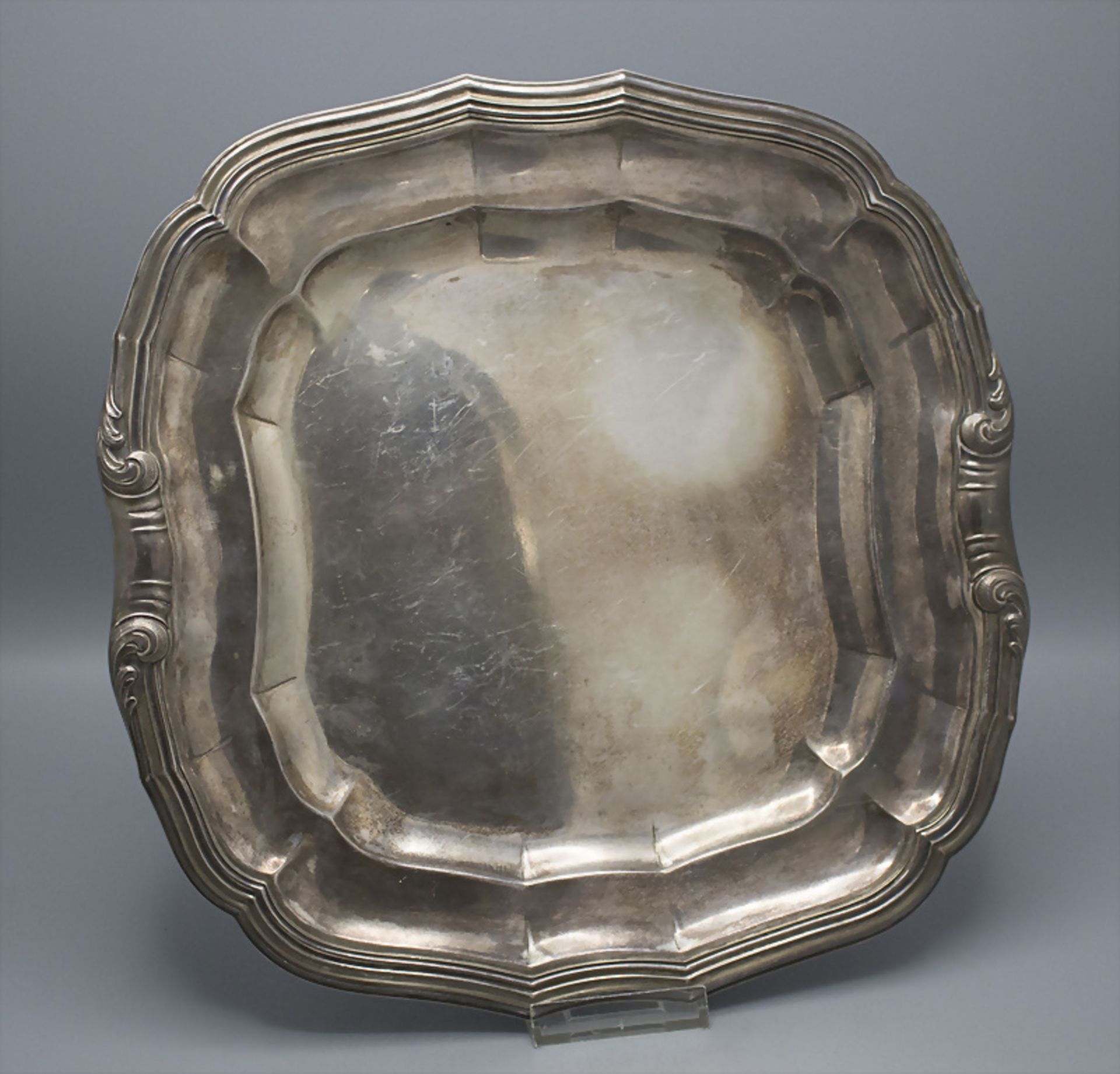 Silberplatte / A Sterling silver tray, Boullanger, Paris, um 1870