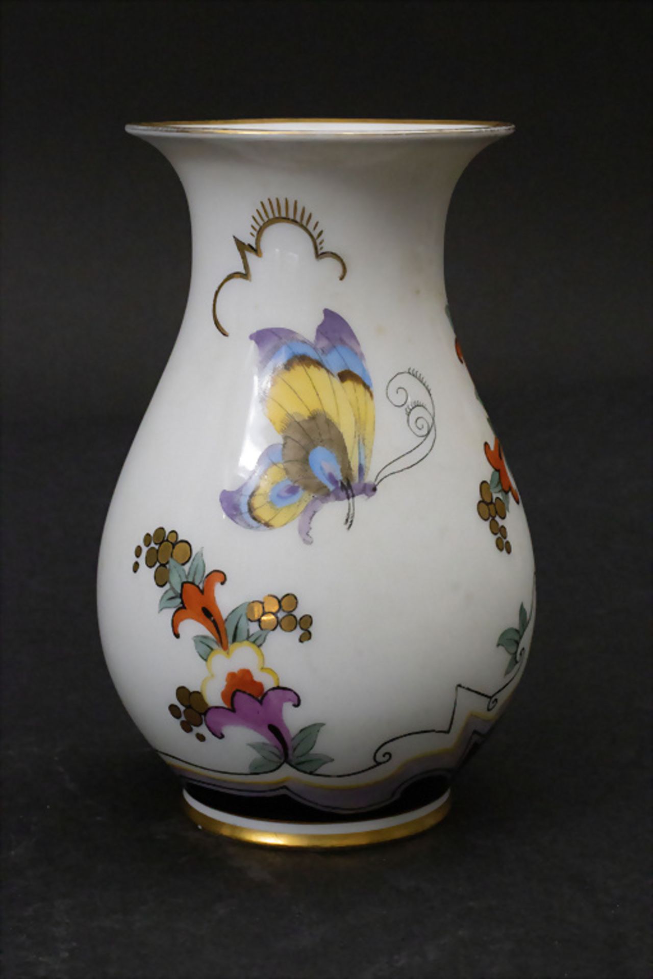 Art Déco Vase 'Butterfly' / An Art Deco vase 'Butterfly', Rosenthal, Selb, um 1920