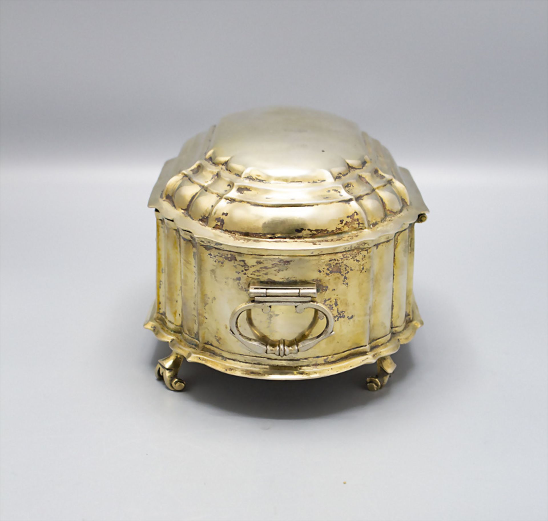 Große barocke Kaufmanns-Schatulle / Zuckerdose / A large Baroque silver casket, Carl Wilhelm ... - Image 3 of 8