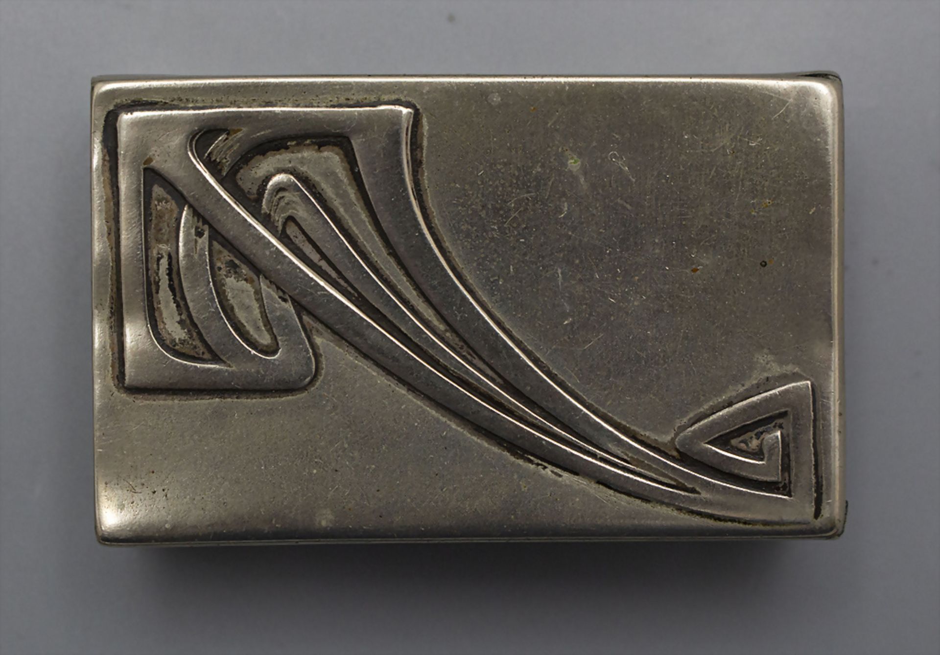 Jugendstil Halter für Streichholzschachtel / An Art Nouveau matchbox holder, WMF, Geislingen, ...