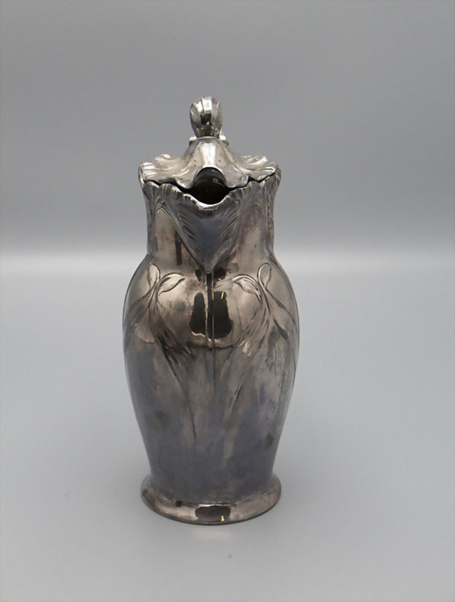 Jugendstil Deckelkanne / An Art Nouveau lidded jug, Gallia, Christofle & Cie., Paris, um 1900 - Image 4 of 8