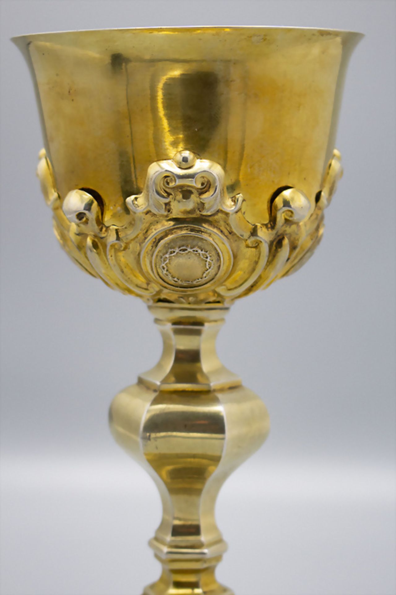 Messkelch / A silver chalice, Pueschel, Annaberg, um 1840 - Bild 3 aus 5