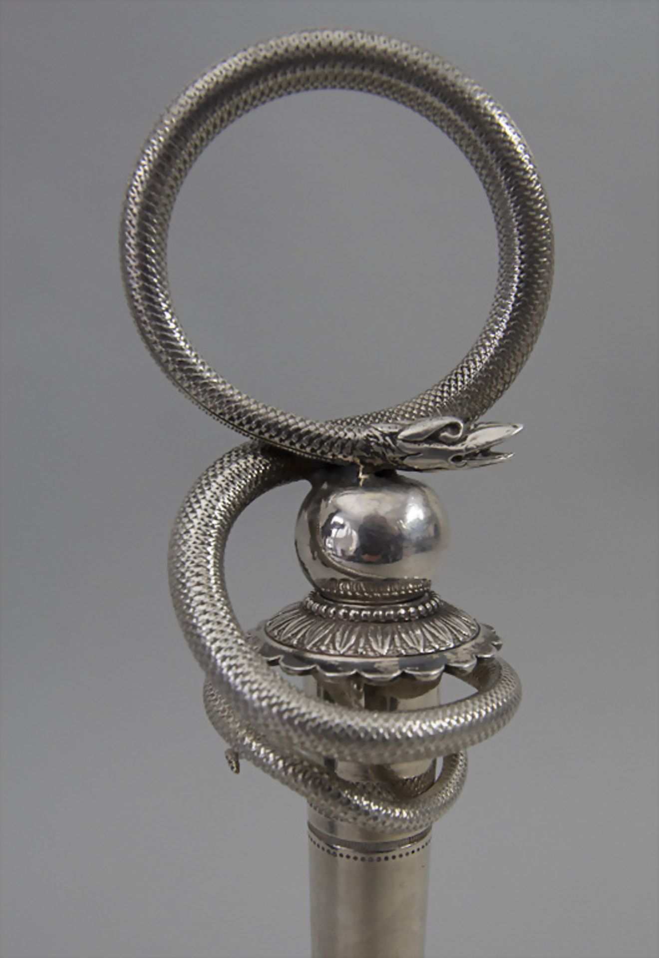 Empire Menage (Huiliere) / An Empire silver cruet stand, Belgien, um 1820 - Image 5 of 10