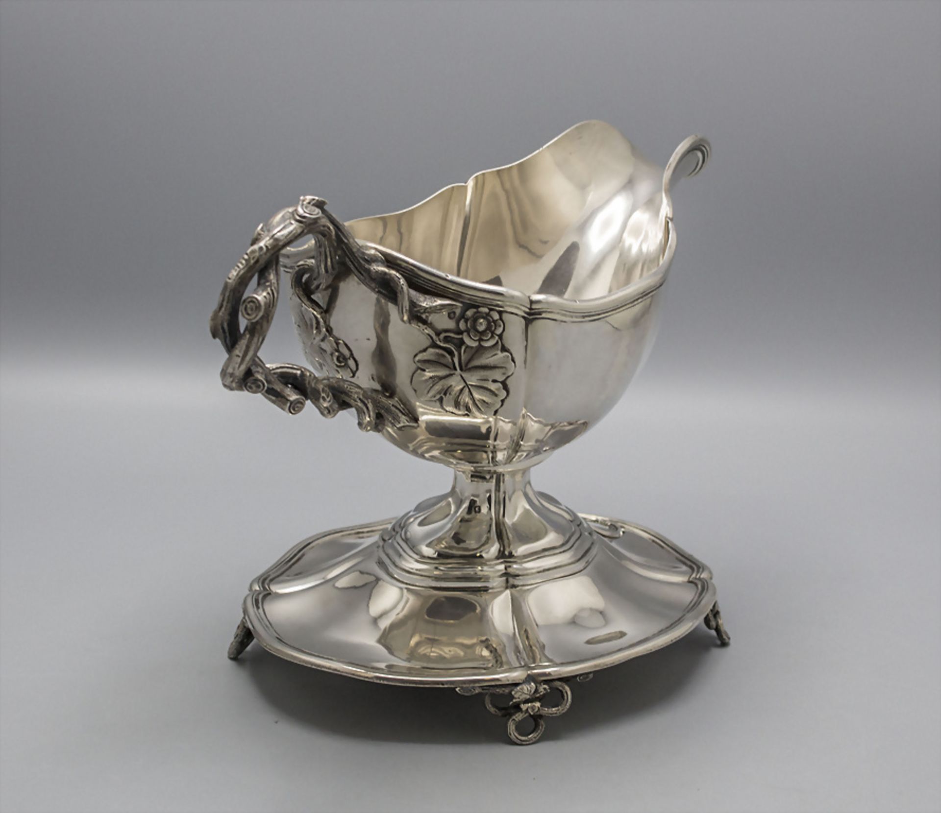 Sauciere / A silver gravy boat, Alexandre-Auguste Turquet, Paris, nach 1865 - Image 3 of 10