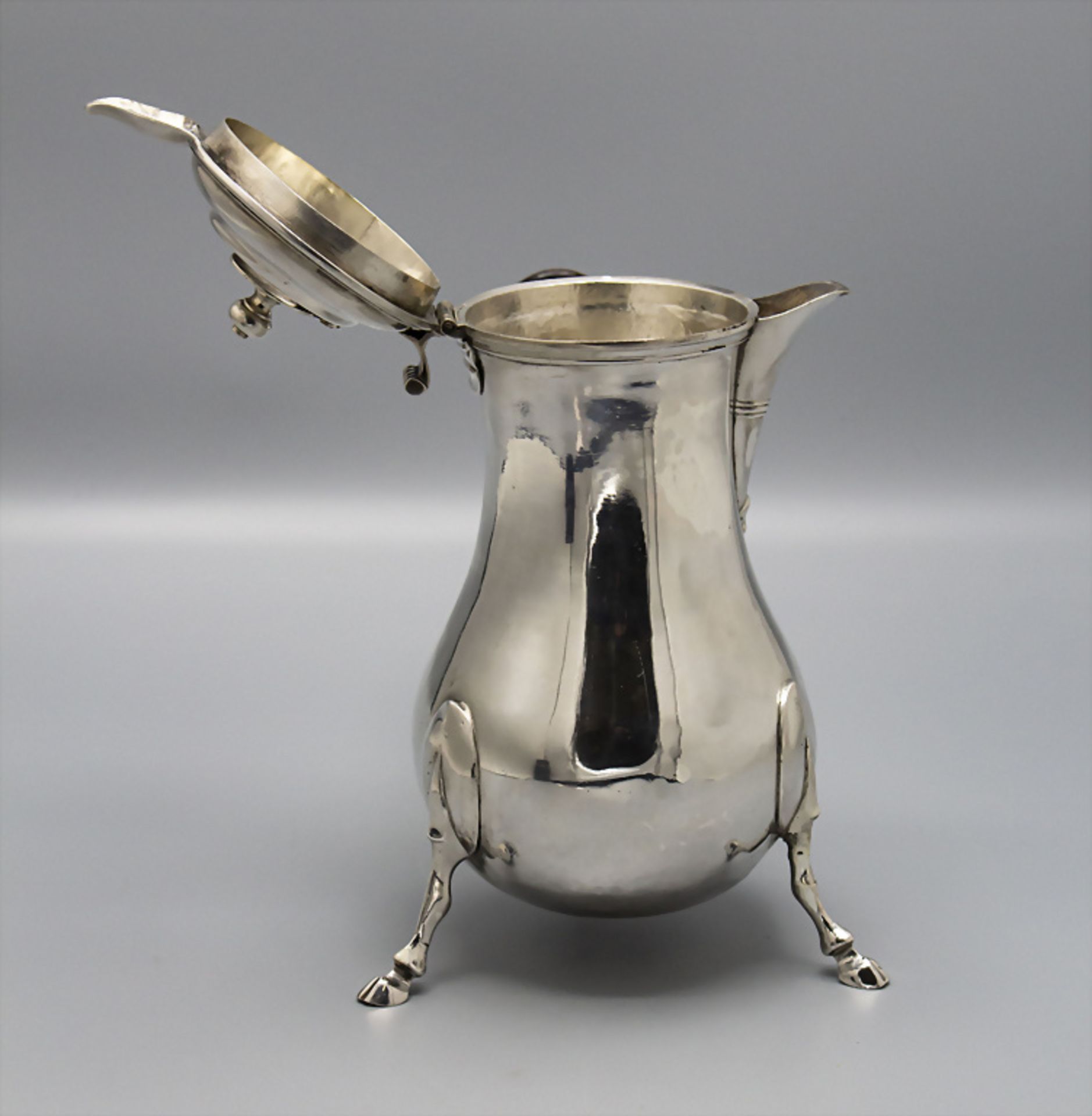 Barock Schokoladenkanne / A silver chocolatiere, Louis Hugennot, Toulon, 1775-1781 - Bild 4 aus 8