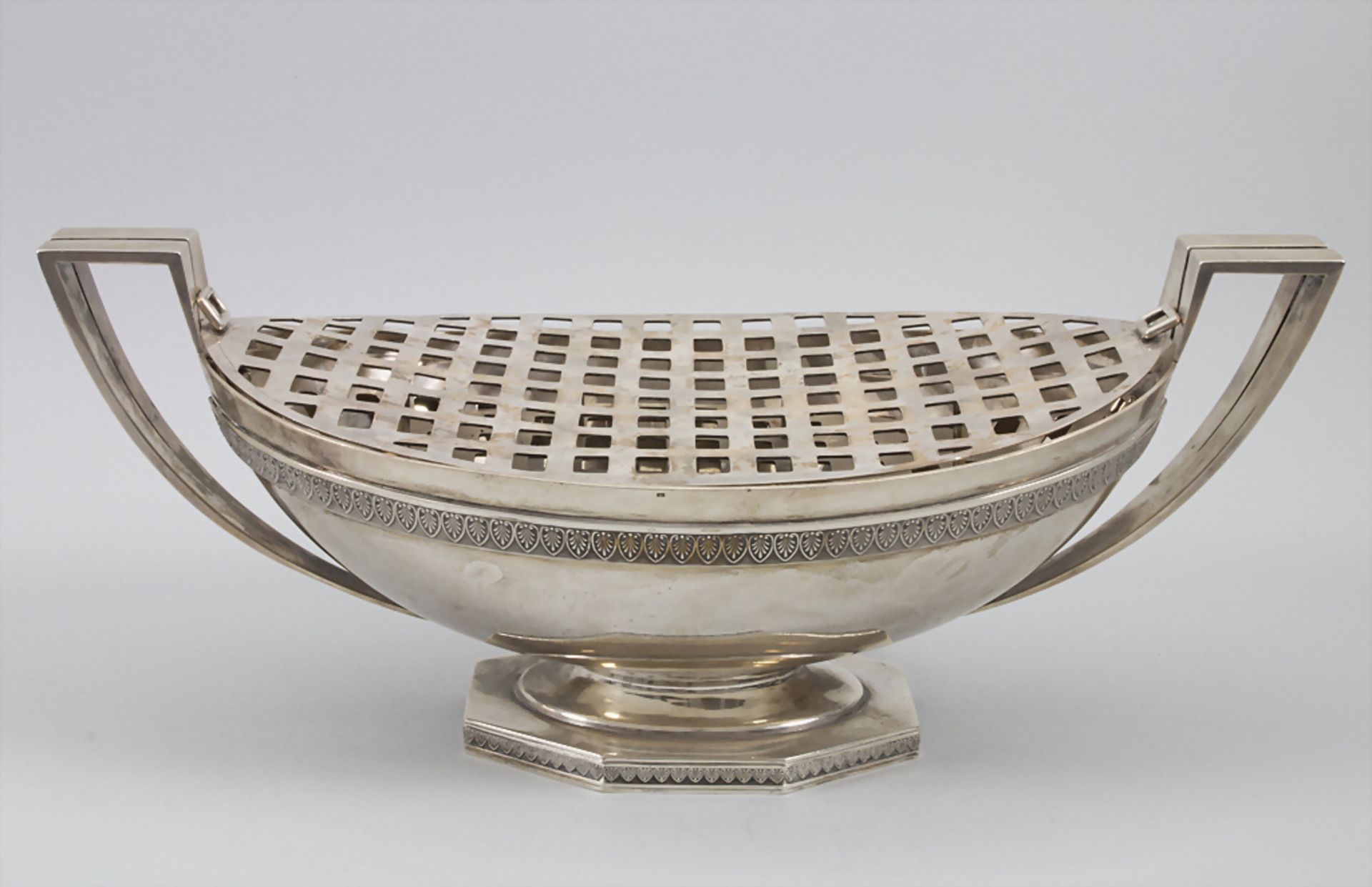 Jardinière / Obstschale / A silver fruit bowl, A. Seiler, Vevey, um 1900 - Bild 2 aus 11