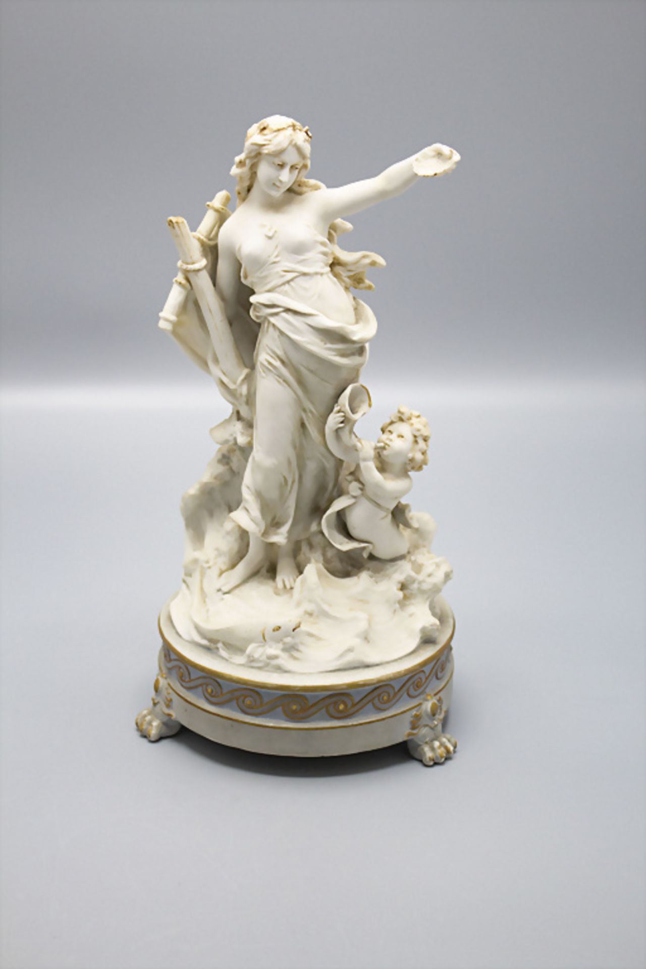 Figurengruppe 'Allegorie des Wasser' / An allegorical figure of the element water, Karl Ens, ...