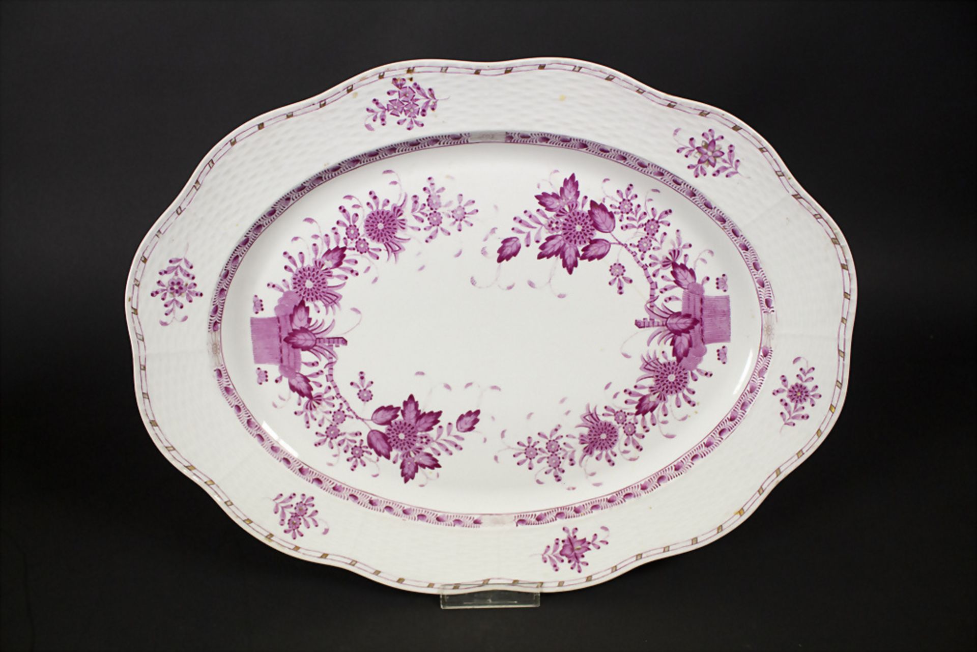 Ovale Platte / A large tray, Herend, Ungarn, 19. Jh.