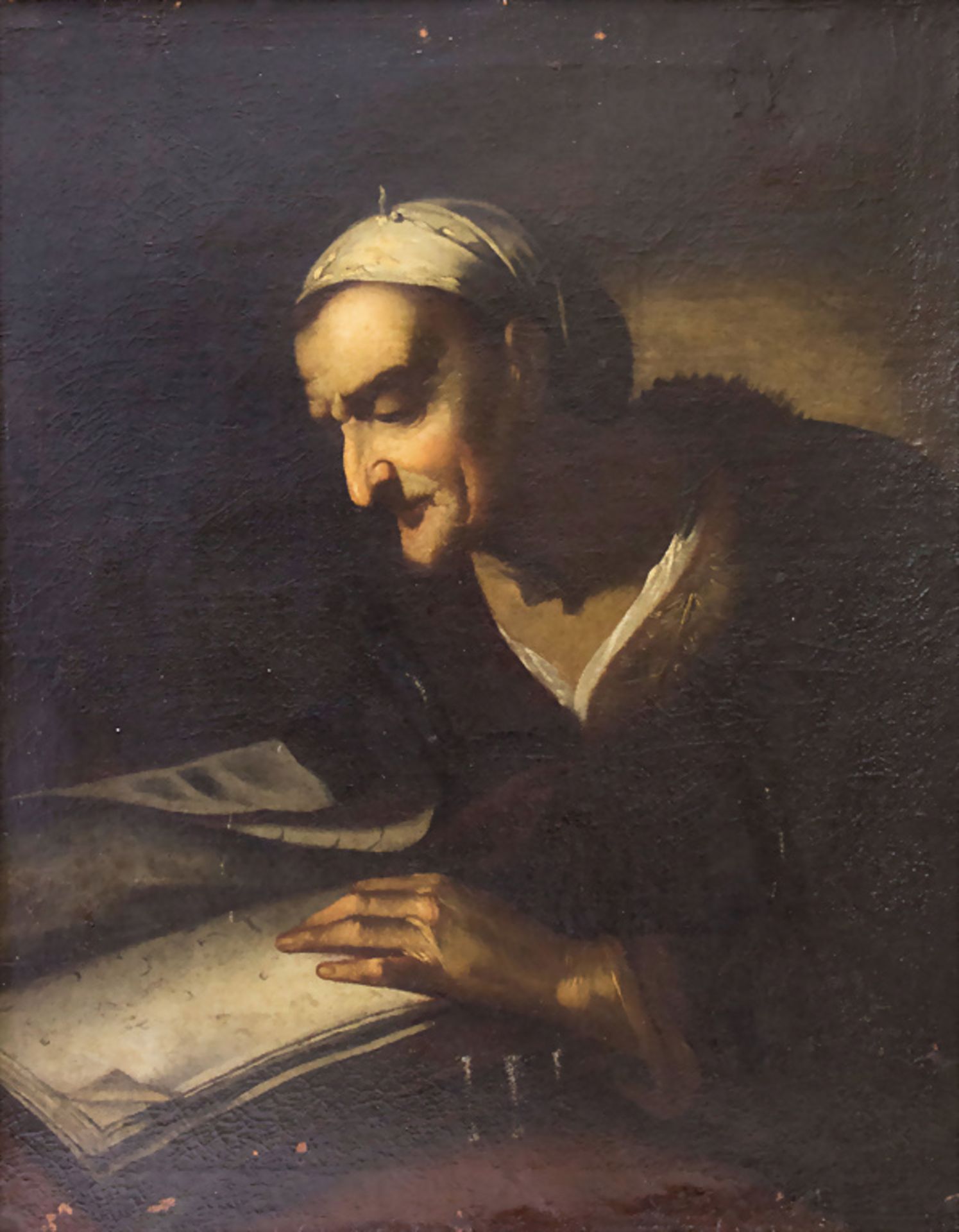 Pietro Bellotti / Bellotto (1625/7-1700), 'Vecchia Filosofa piegata su un Libro', 2. Hälfte 17. Jh. - Bild 2 aus 7